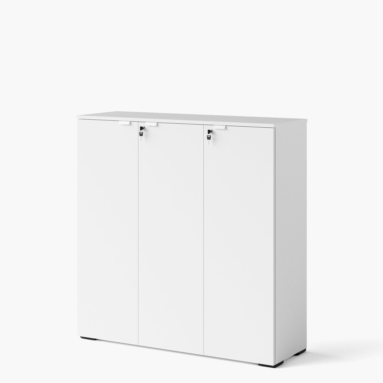 Gabinete Oficina Medio Space 3 puertas 120 Blanco