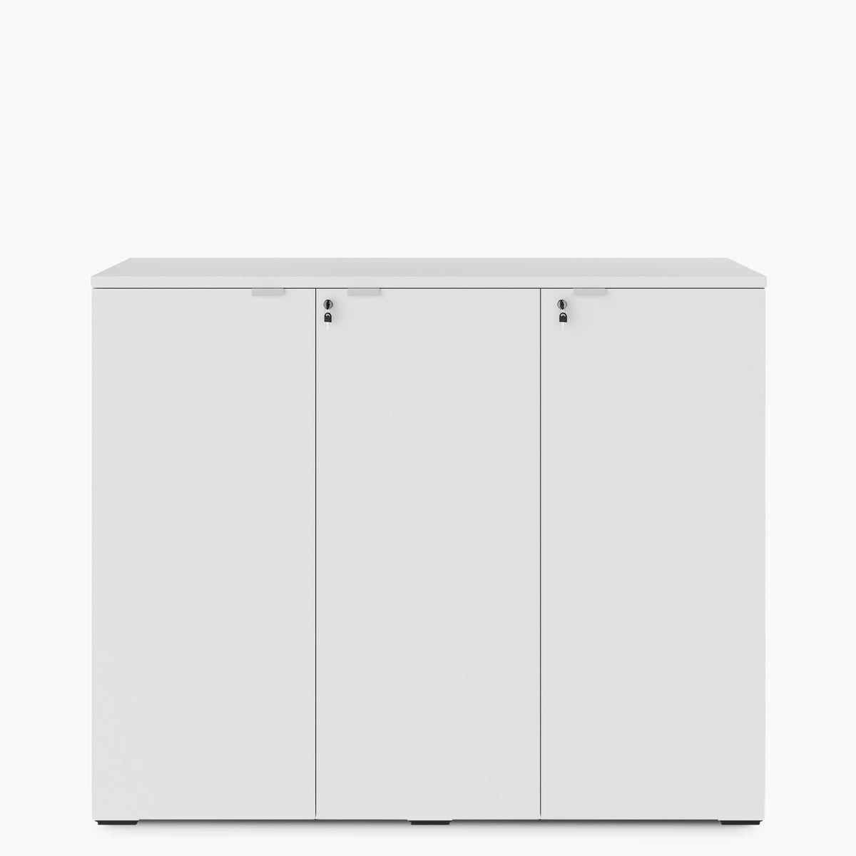 Gabinete Oficina Medio Space 3 puertas 150 Blanco