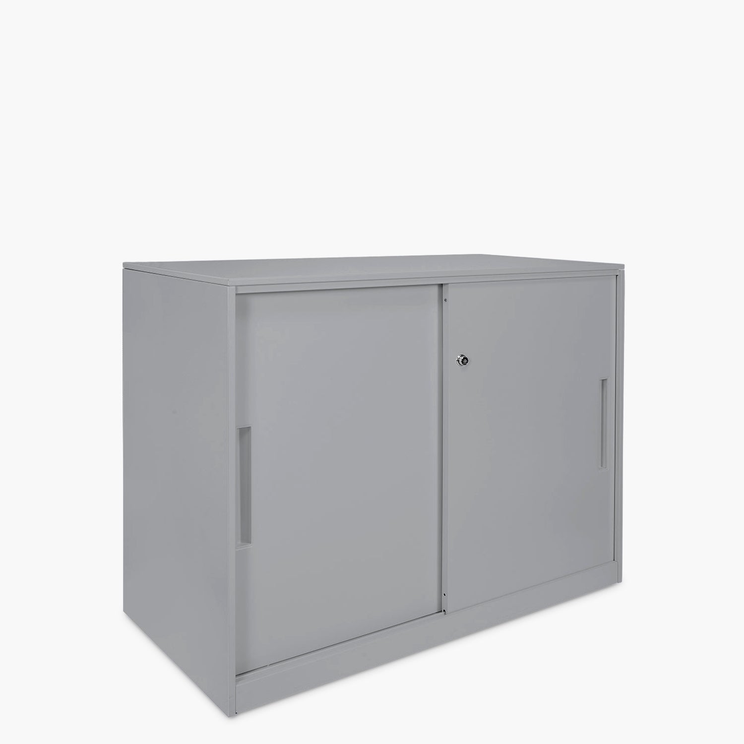 Gabinete Oficina Medio Metálico Con puertas Gris Claro