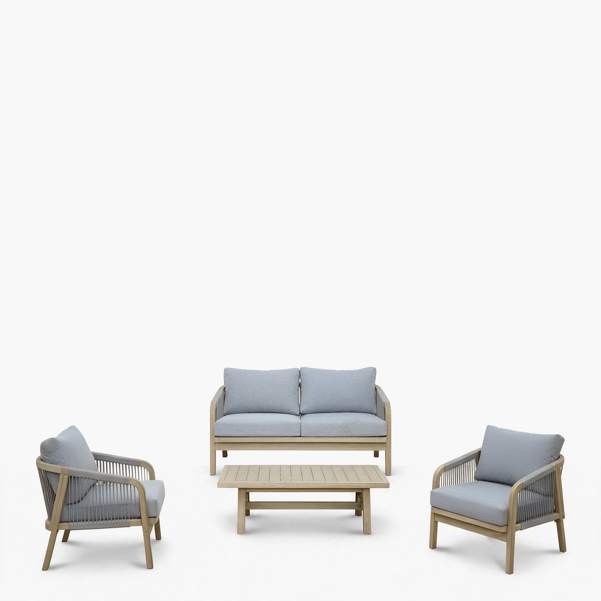 Pack Living Terraza Floripa M Gris Claro