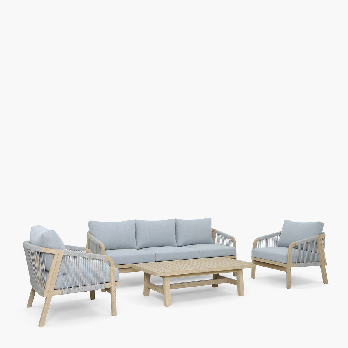 Pack Living Terraza Floripa L Gris Claro