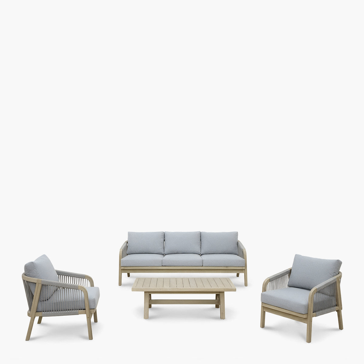Pack Living Terraza Floripa L Gris Claro