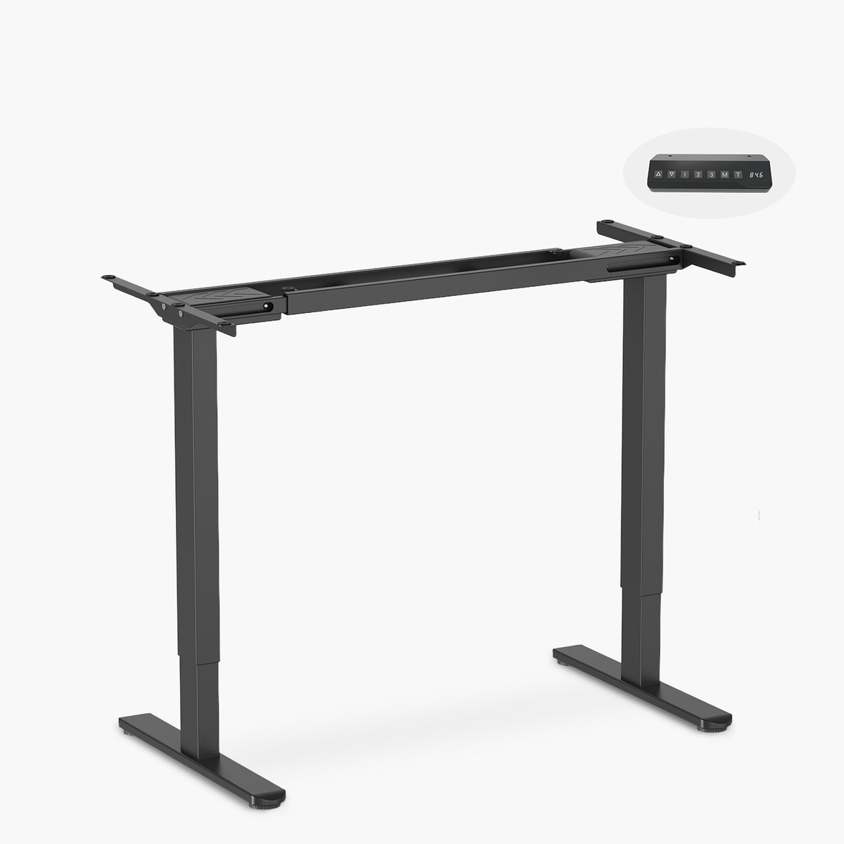 Base Acero Cosmo 120-200 Dual Eléctrico Lite Negro