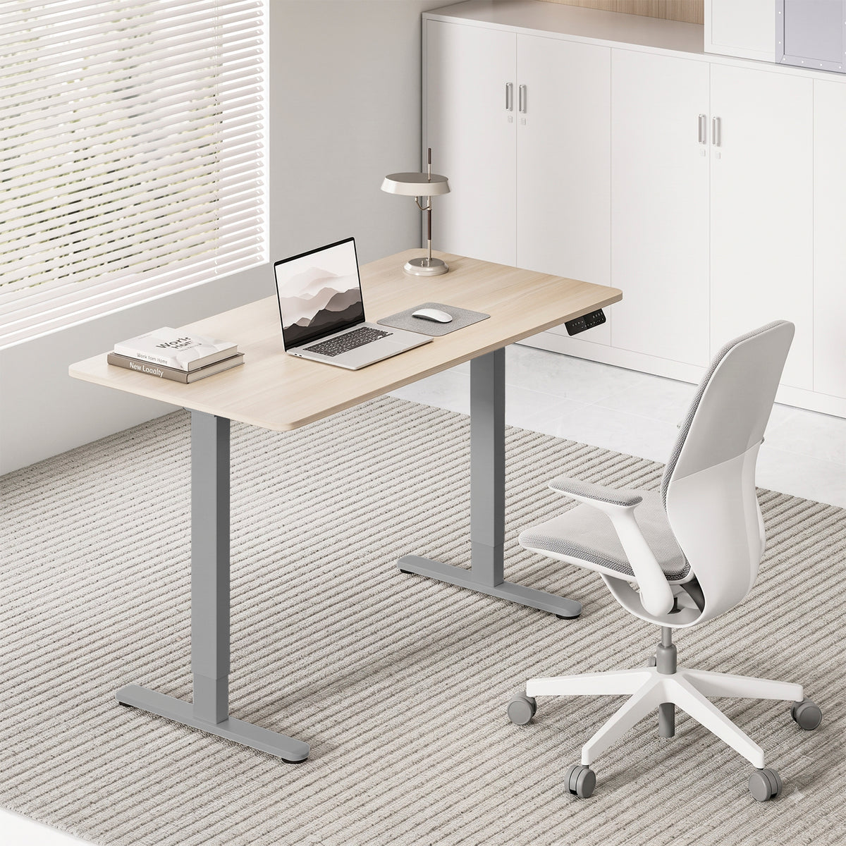 Base Acero Cosmo 120-200 Dual Eléctrico Lite Gris