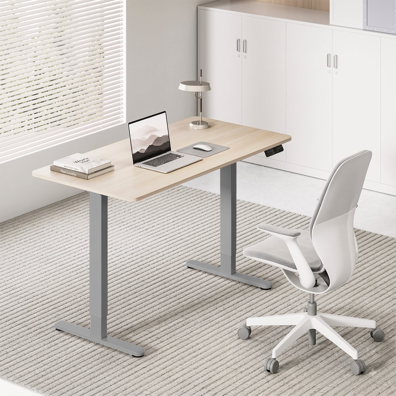 Base Acero Cosmo 120-200 Dual Eléctrico Lite Gris