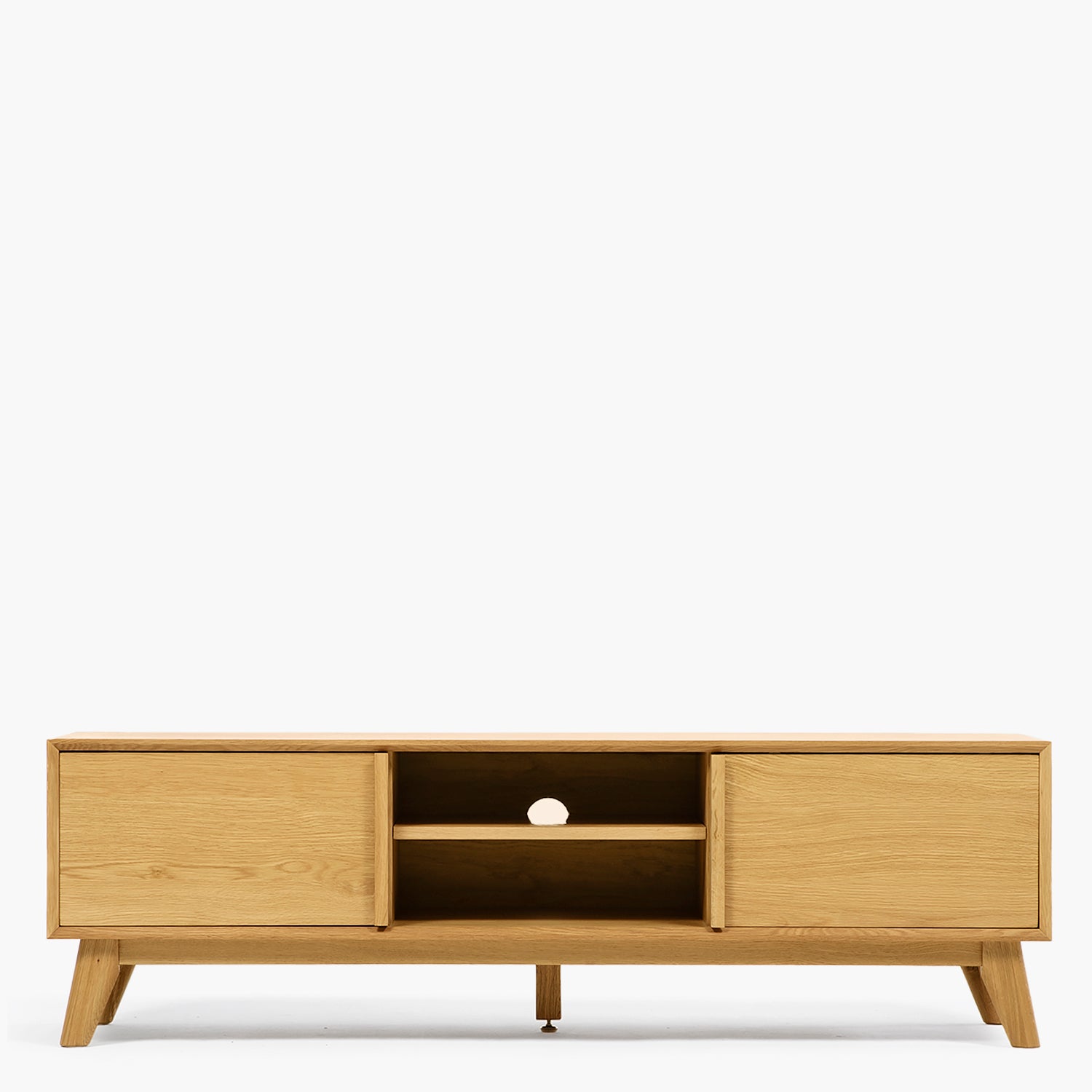 Rack TV Roda Natural
