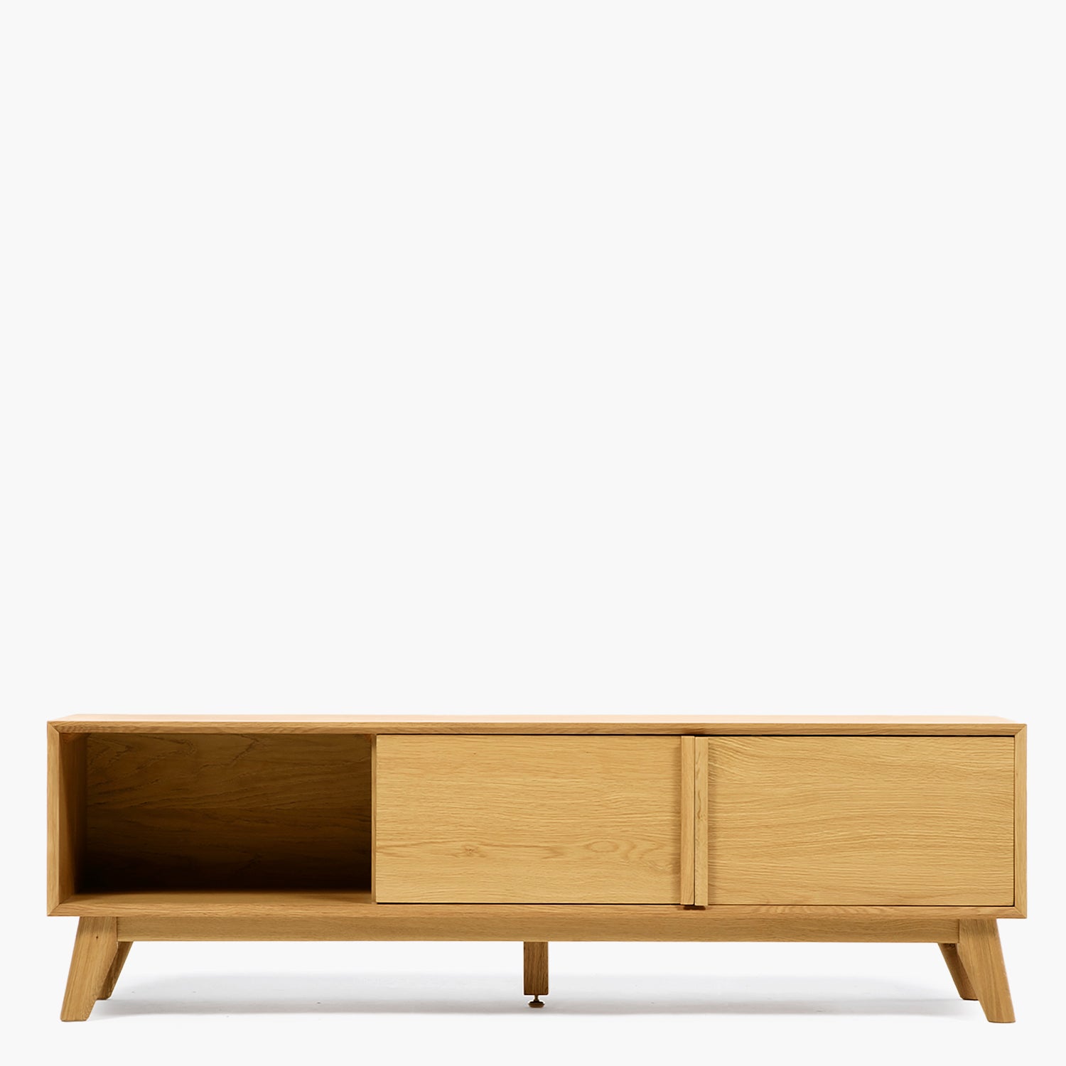 Rack TV Roda Natural