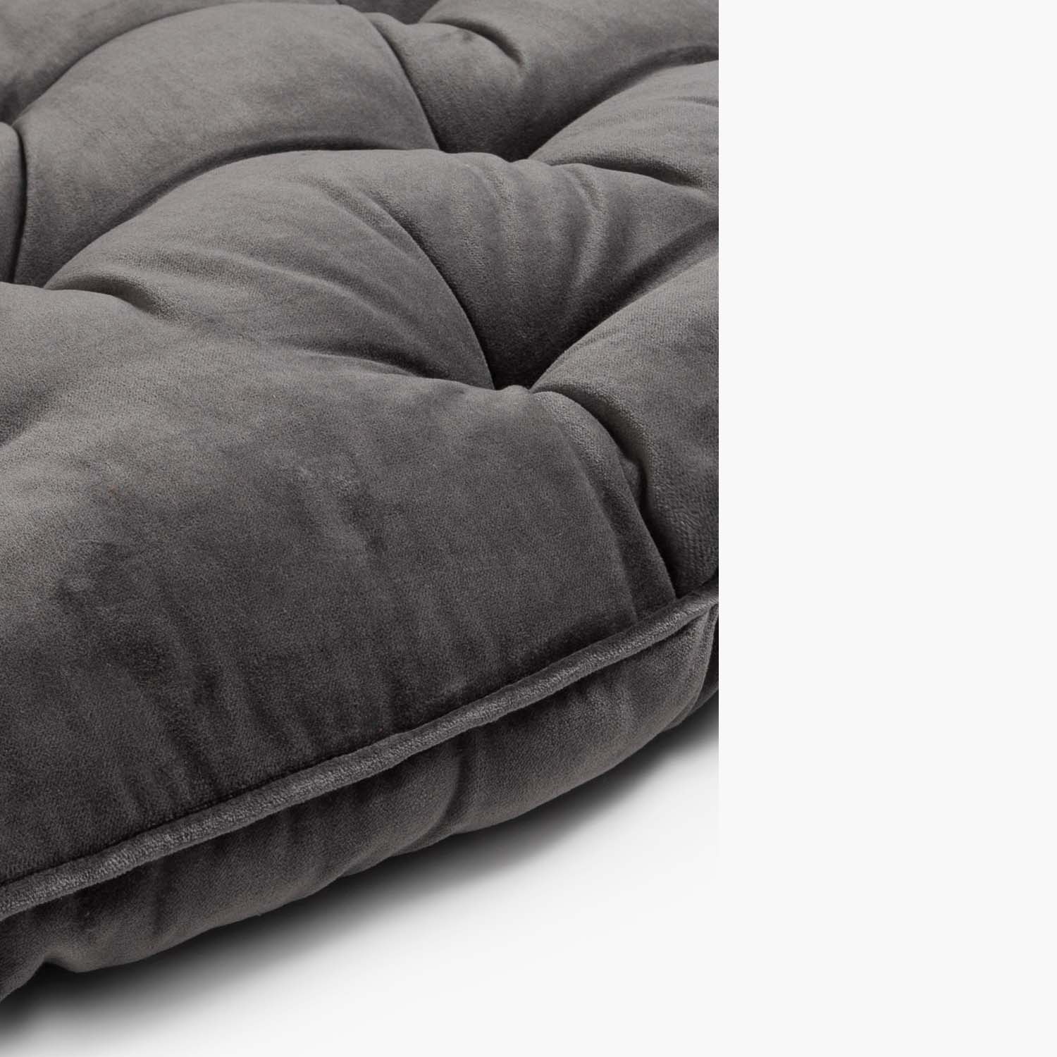 Respaldo de Cama Acolchado Velur 60x150 Negro