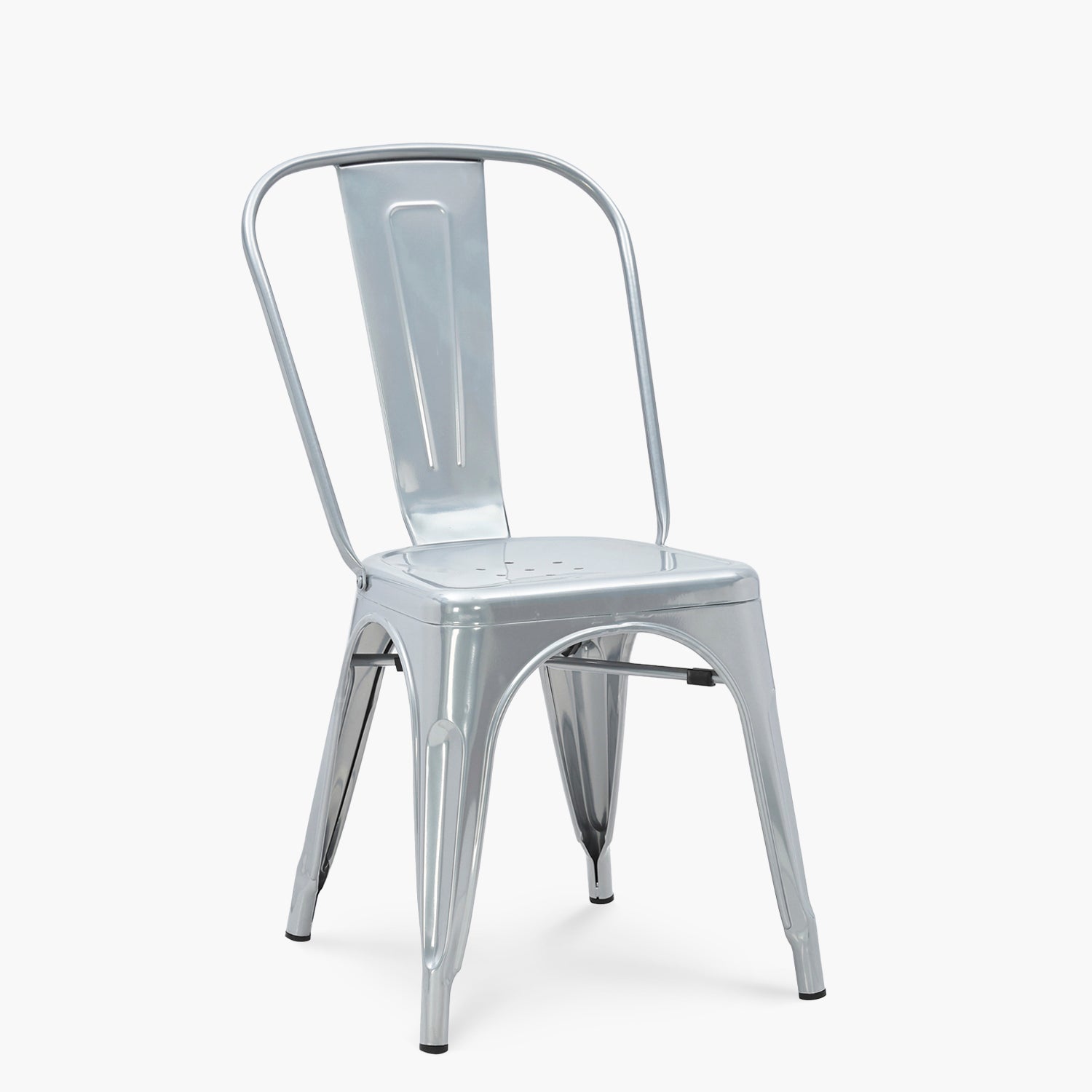 Silla Tolix Réplica Plata