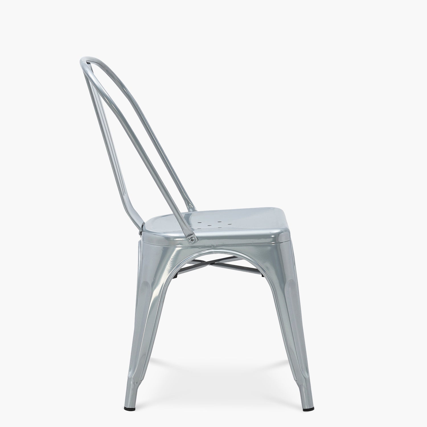 Silla Tolix Réplica Plata