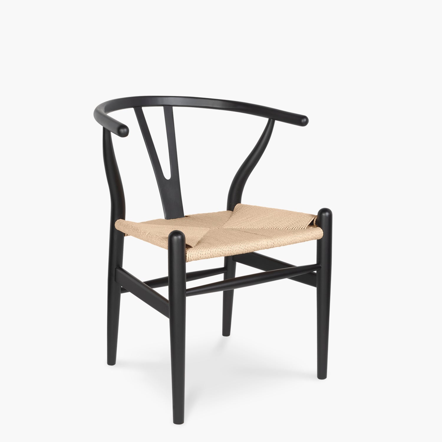 Silla Madera Wishbone Negro - Form Design