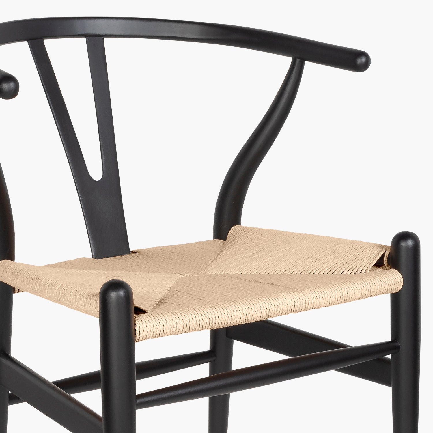 Silla Madera Wishbone Negro - Form Design
