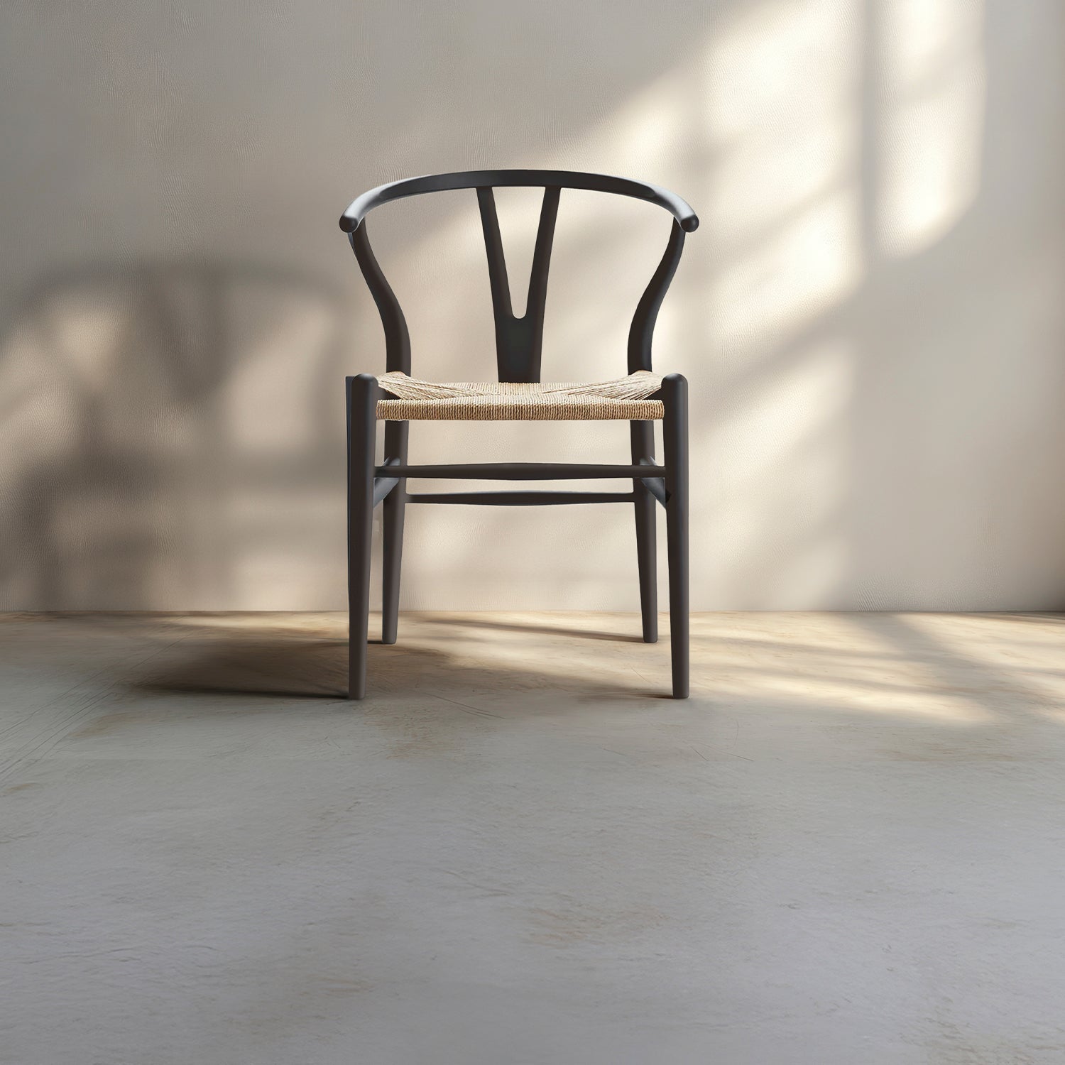 Silla Madera Wishbone Negro