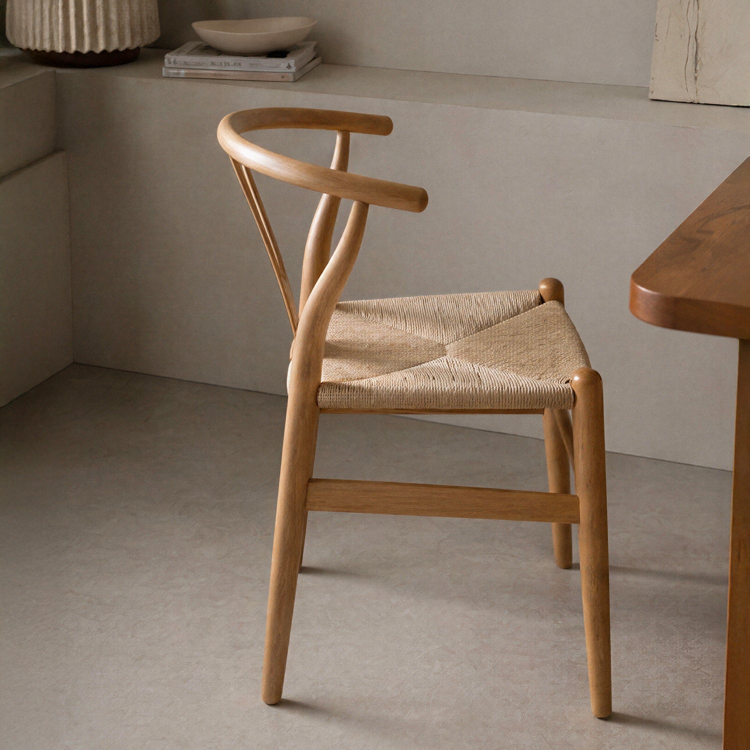 Silla Madera Wishbone Haya