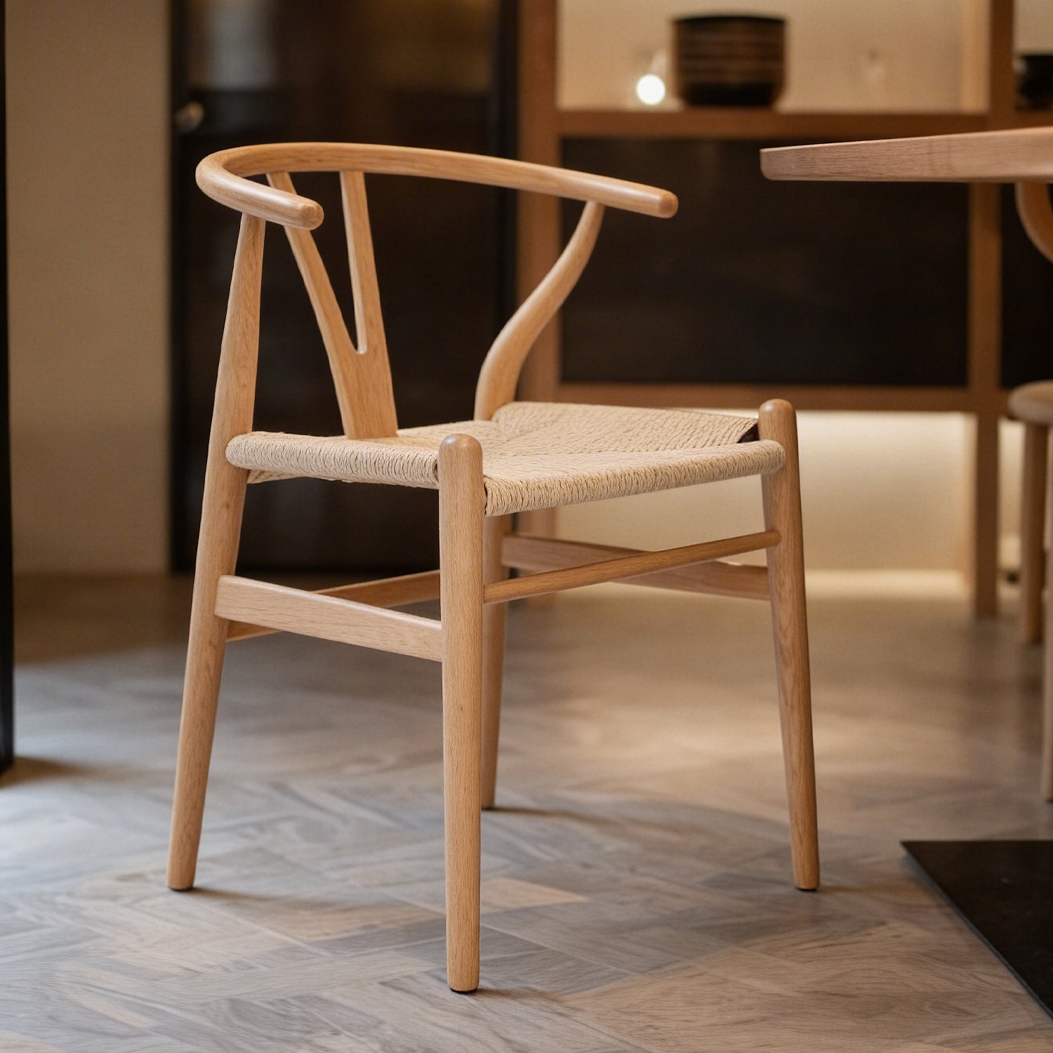 Silla Madera Wishbone Haya