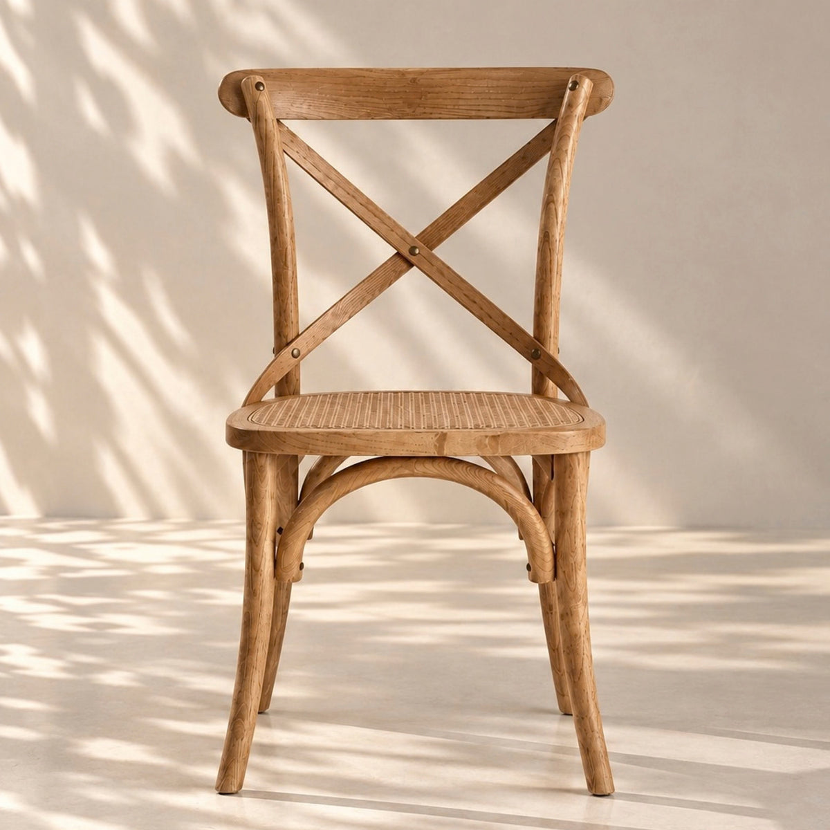 Silla Madera Tradition Junco Olmo Envejecido