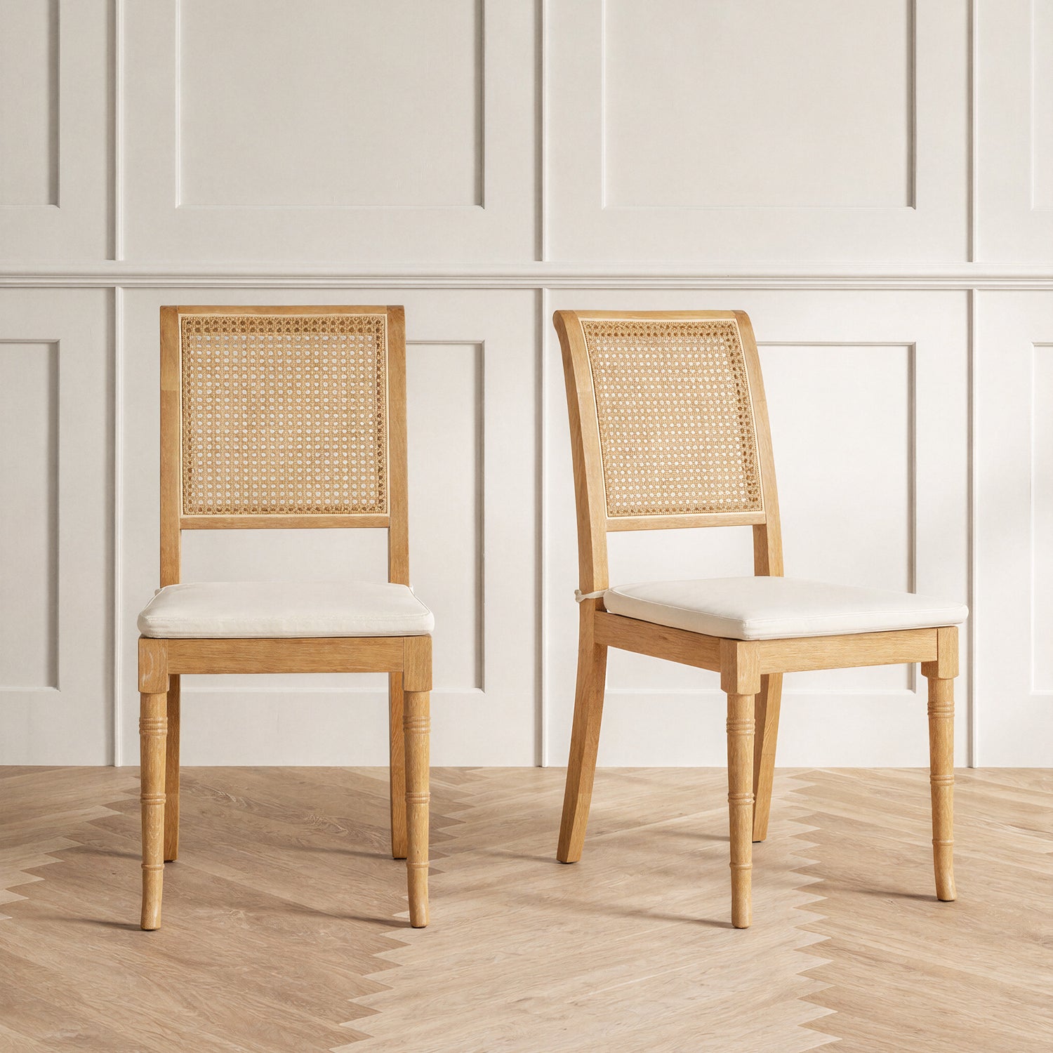 Silla Madera Beatrice Crudo