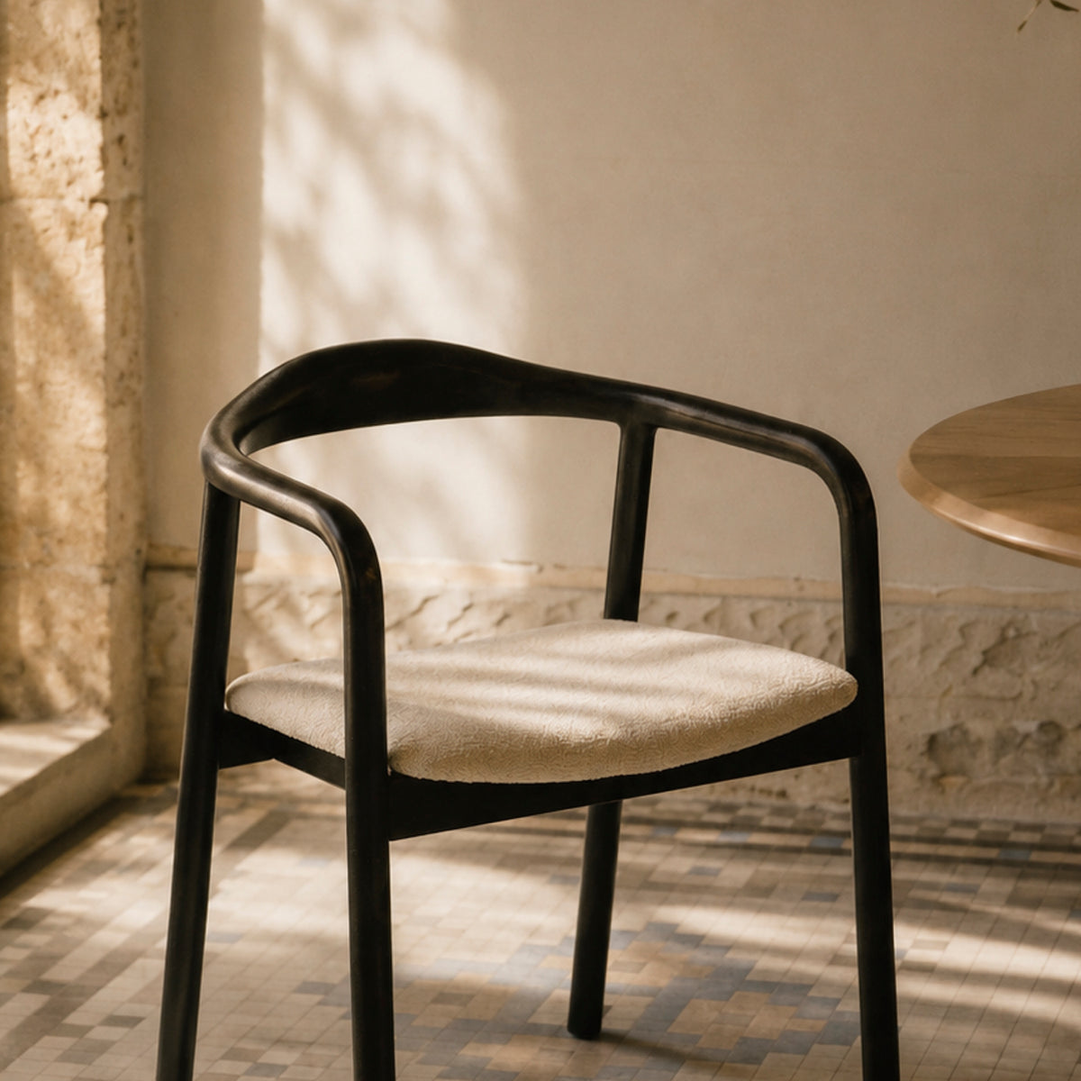 Silla Madera Baltimore Negro