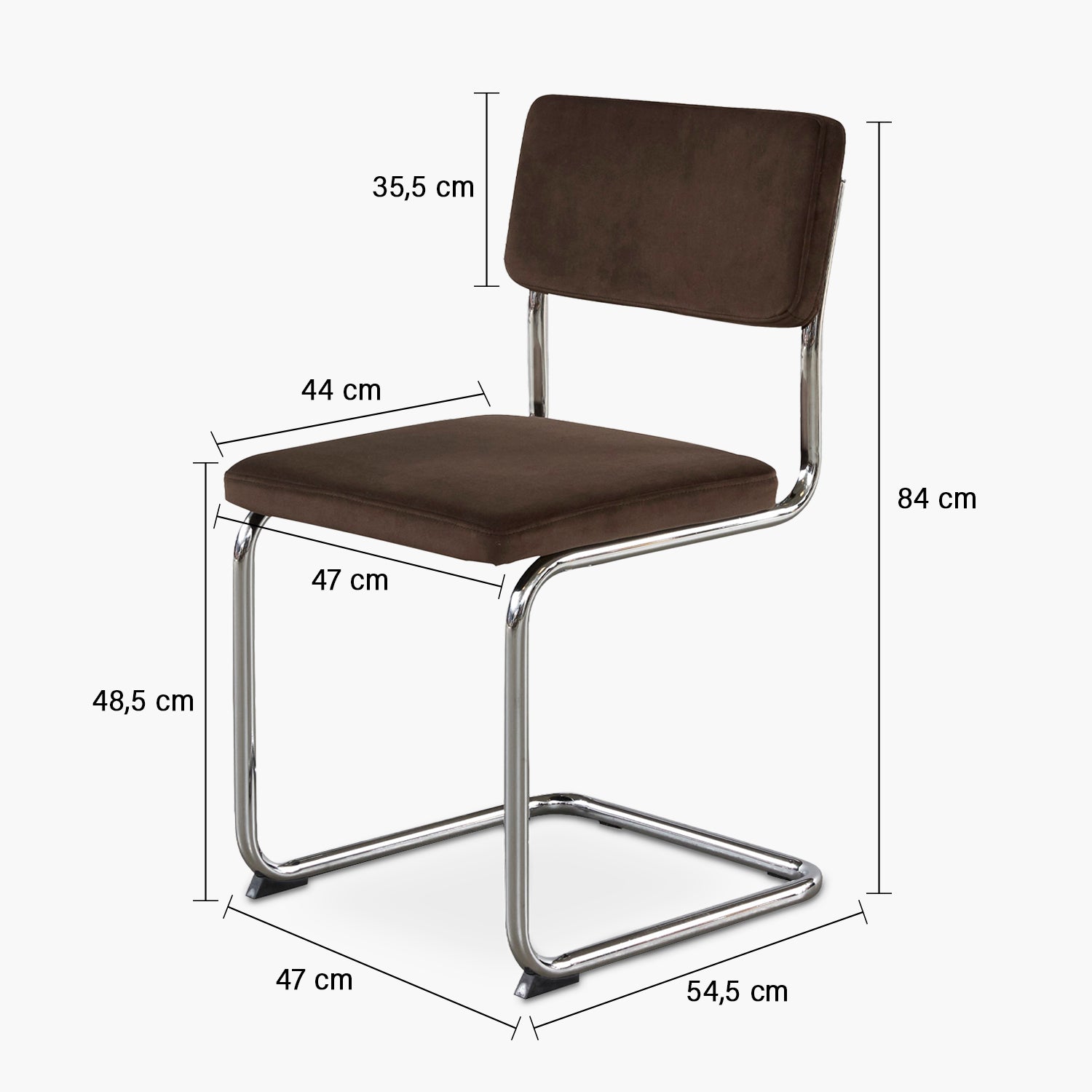 Silla Comedor Fontas Café - Form Design