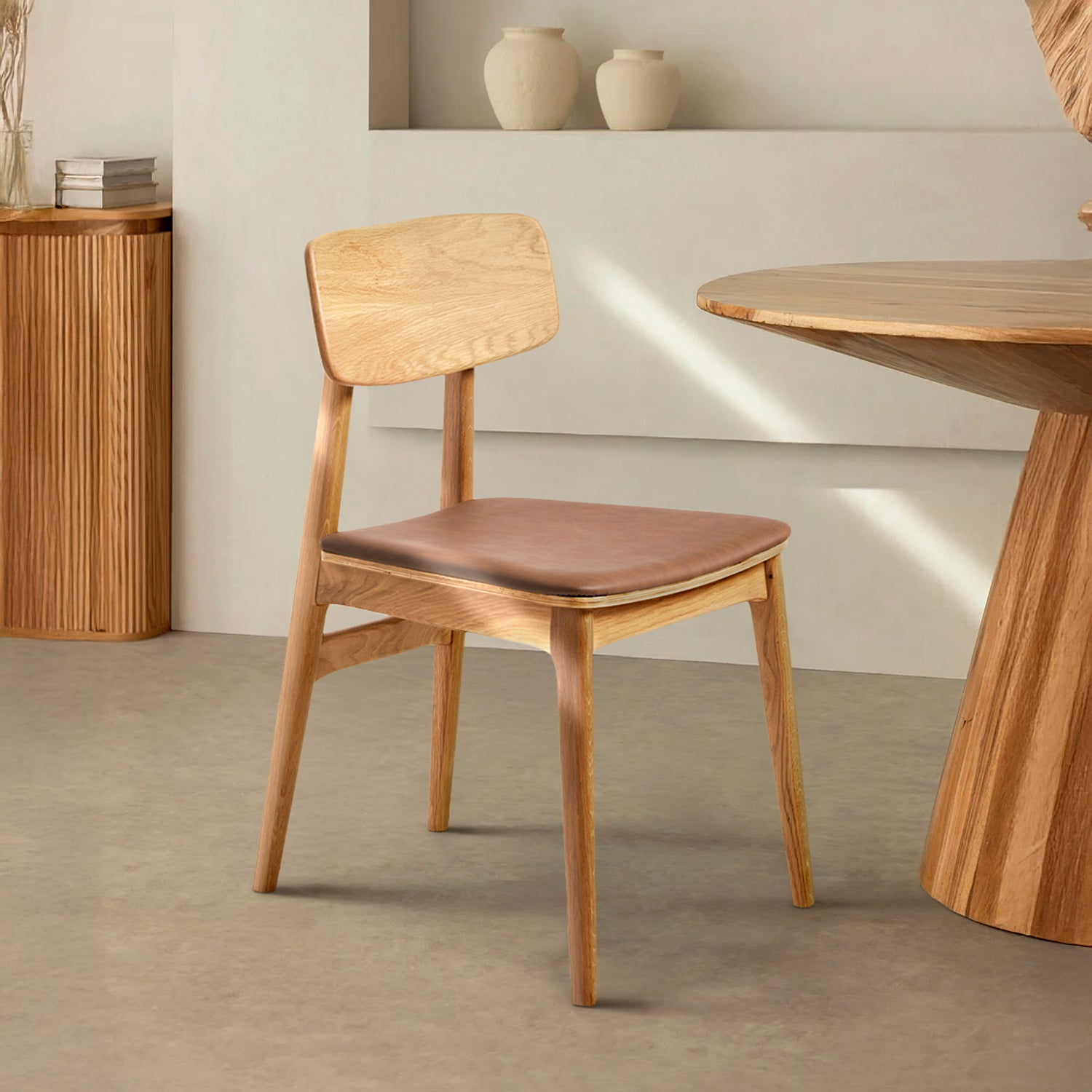 Silla Comedor Livo Natural