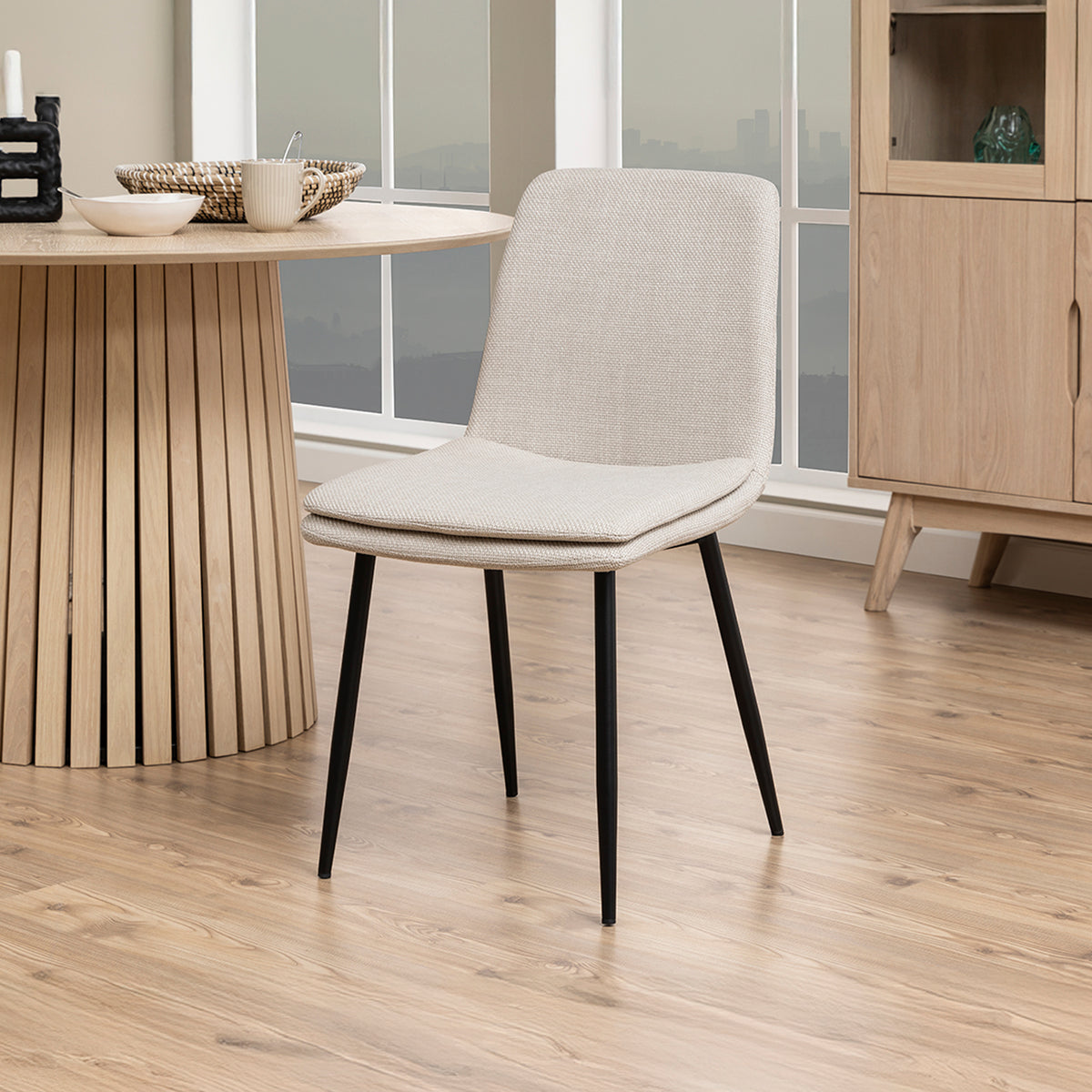 Pack 4 Silla Comedor Astrid Beige