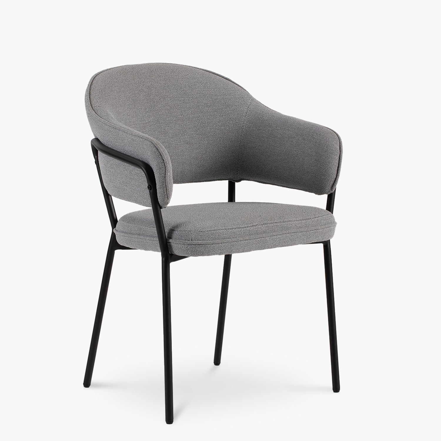 Silla Home Office Stanford Gris Oscuro - Form Design