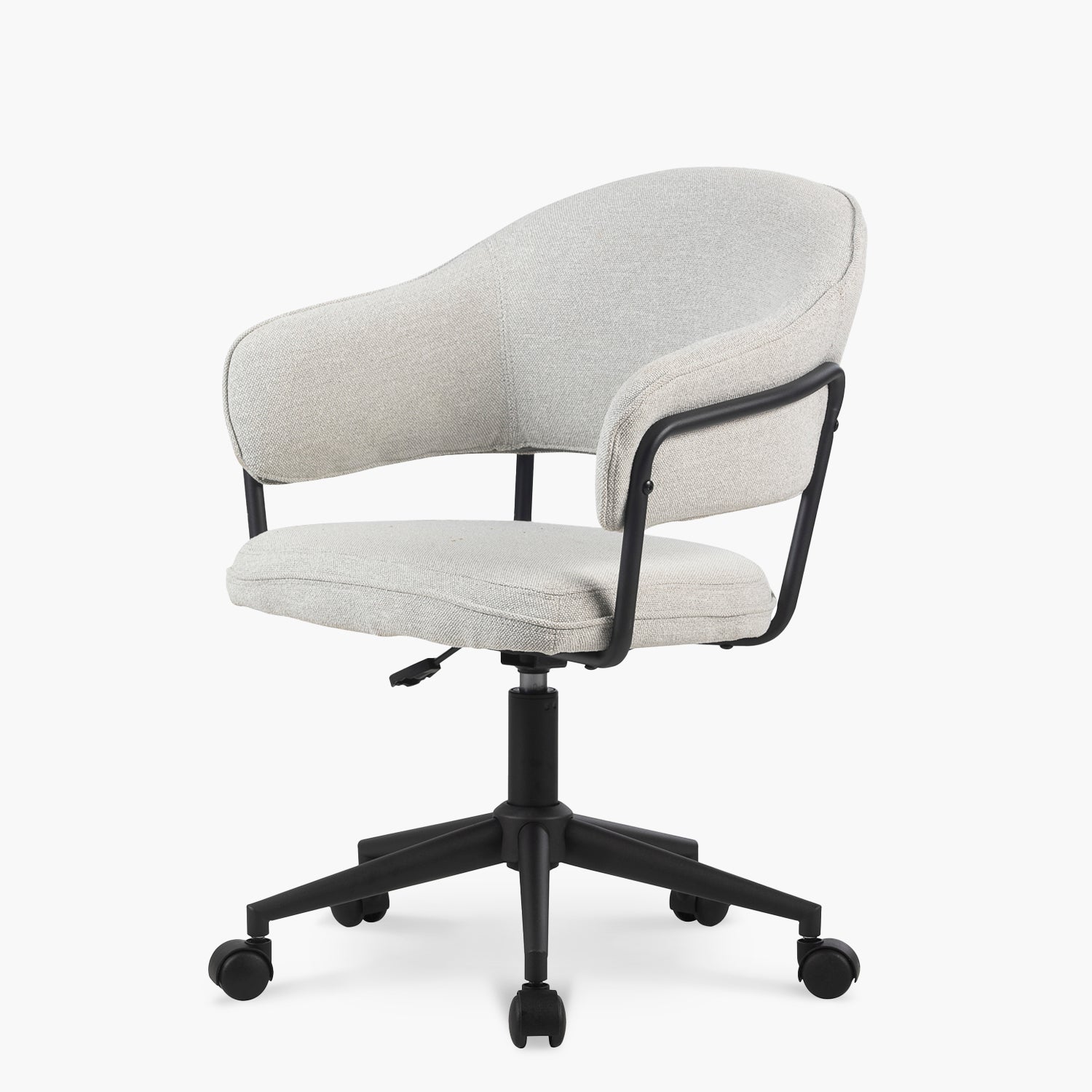 Silla de Oficina Stanford Gris Claro con ruedas - Form Design