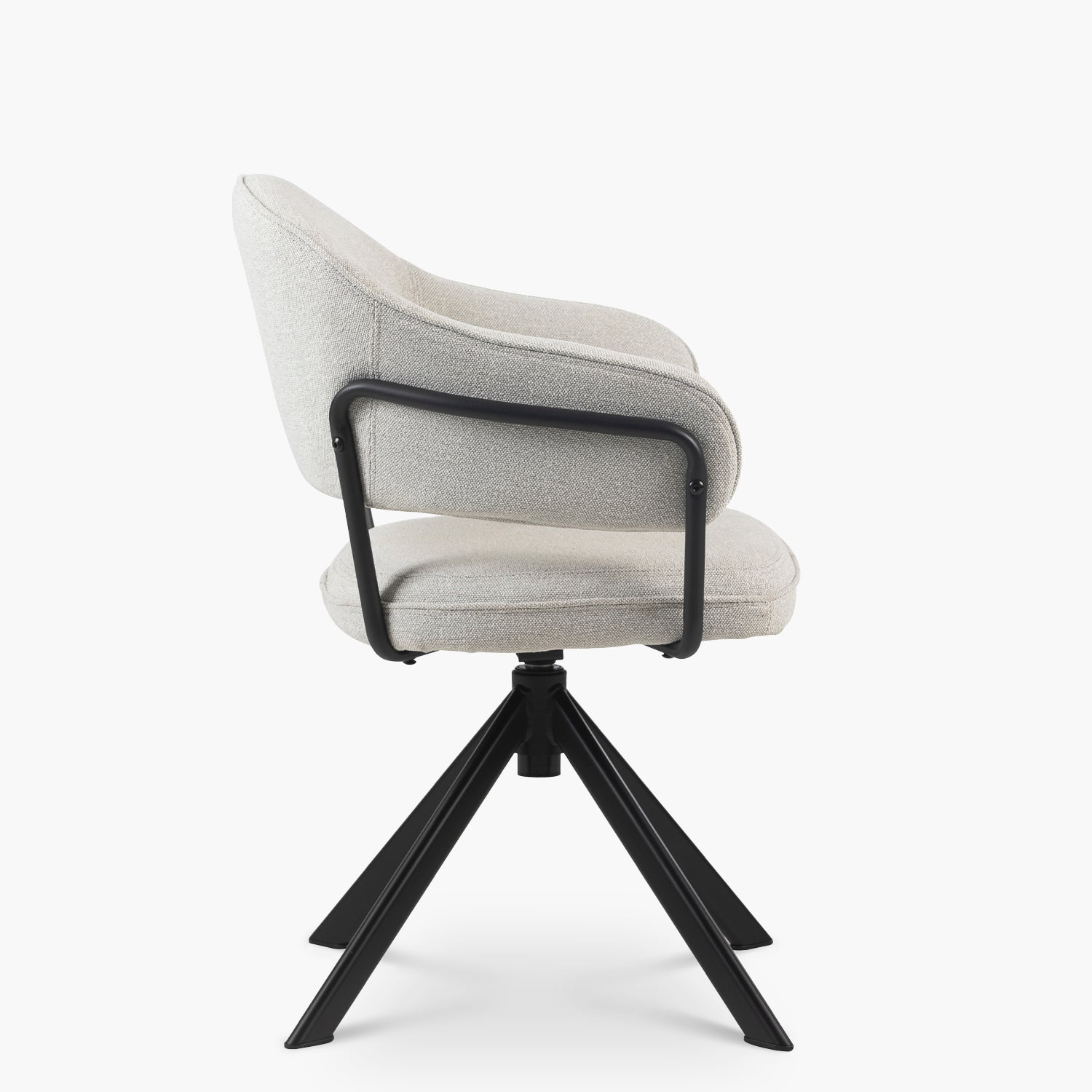 Silla de Oficina Stanford Gris Claro Giratoria - Form Design