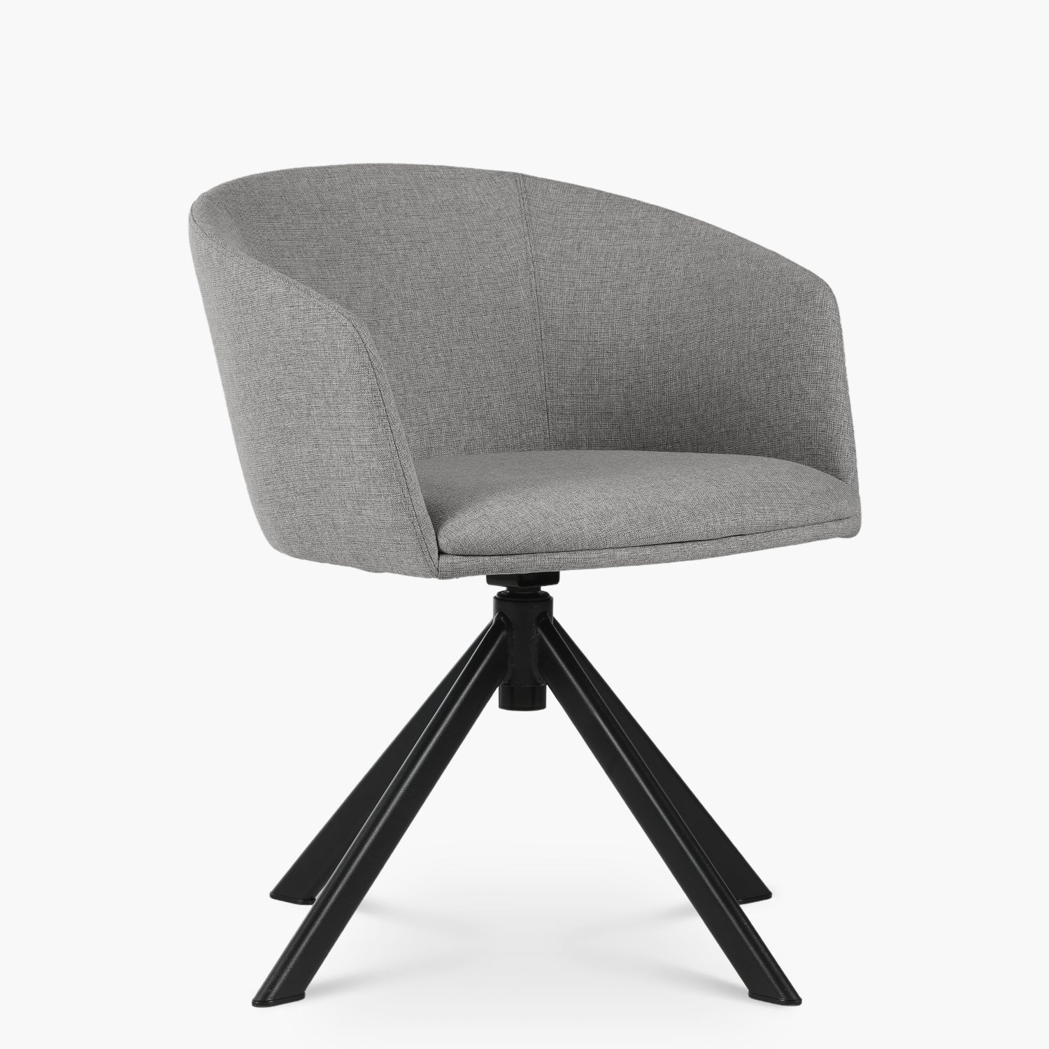 Silla Home Office Anton Giratoria Gris