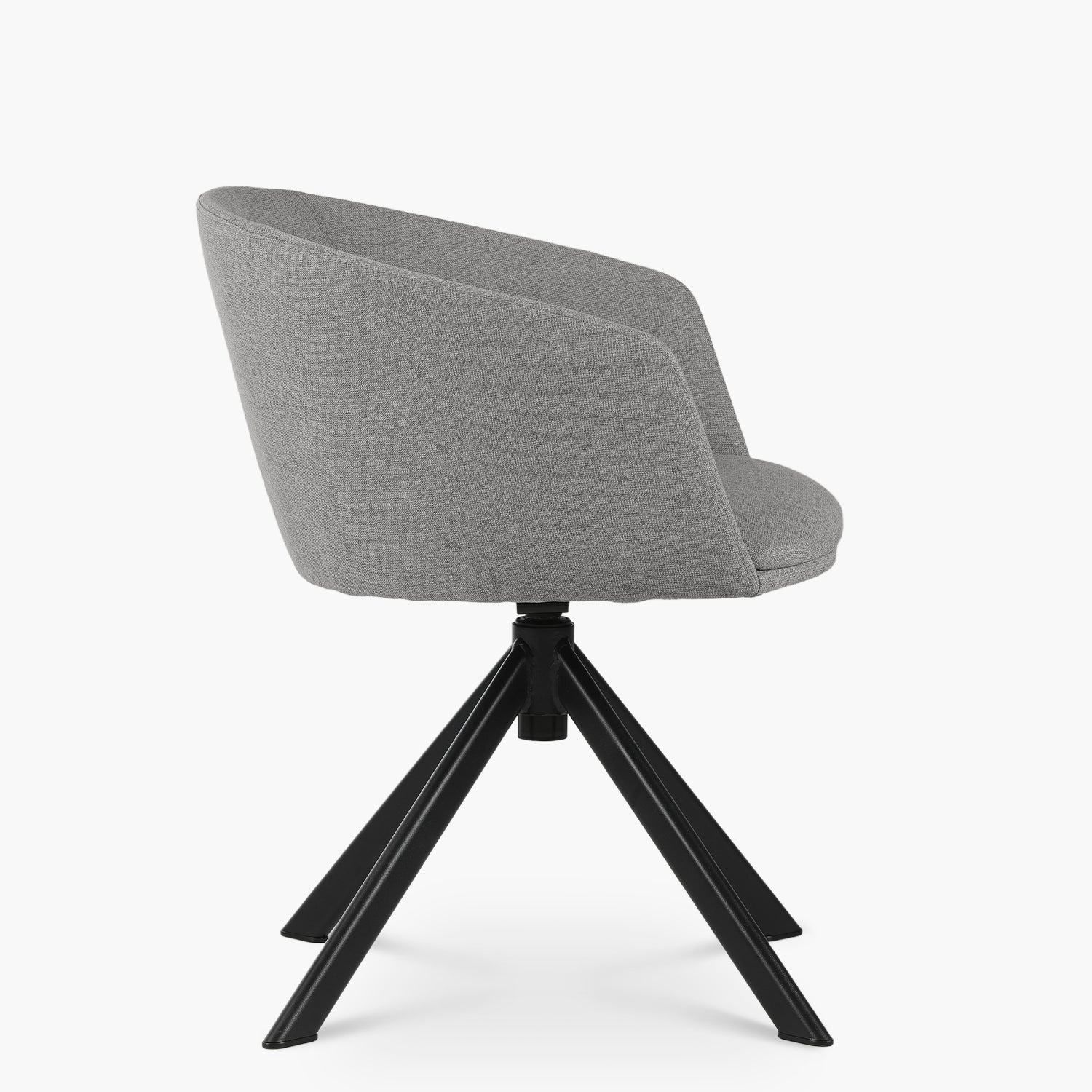 Silla Home Office Anton Giratoria Gris