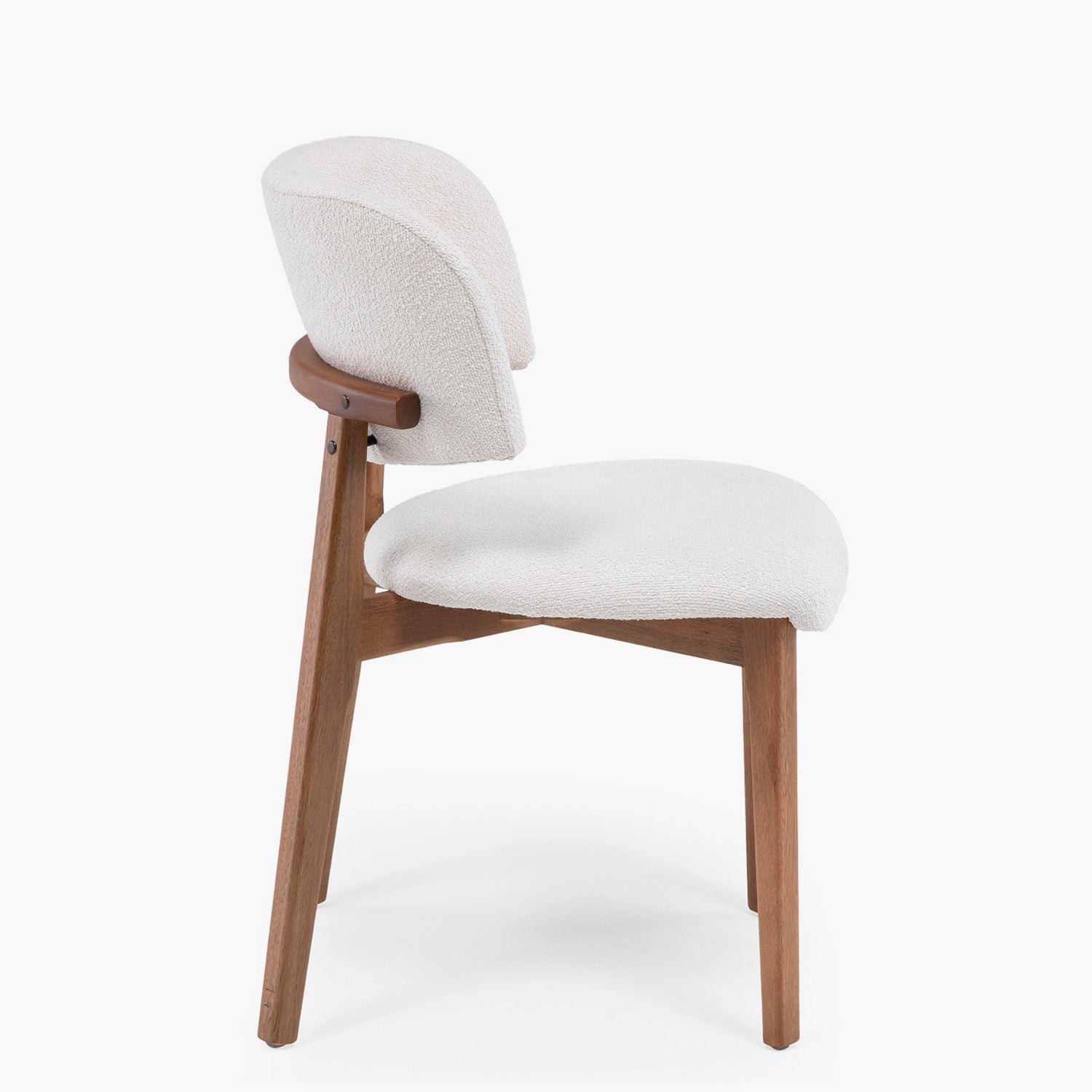 Silla Tapizada Allegra Crema