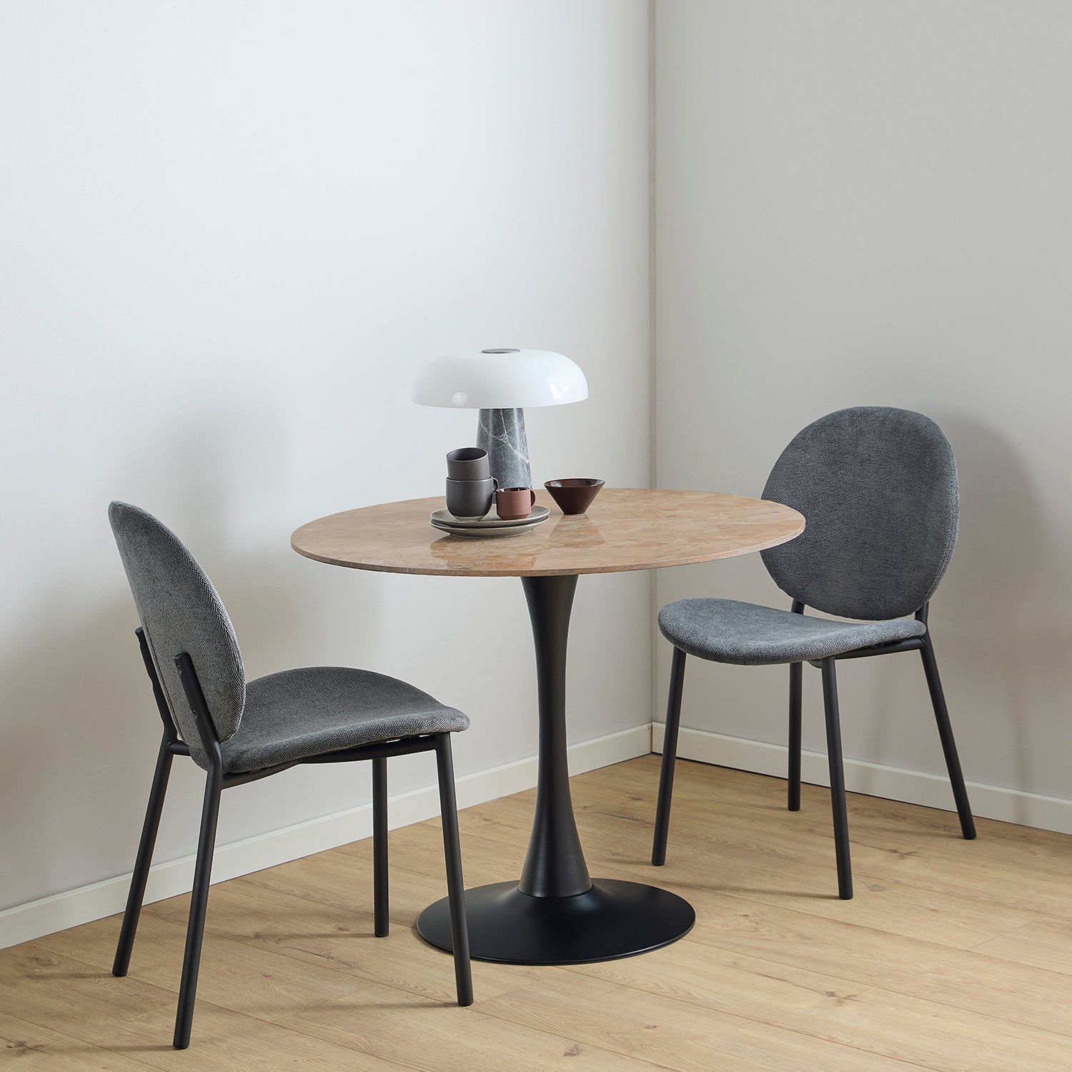 Silla Tapiz Cliff Gris Oscuro