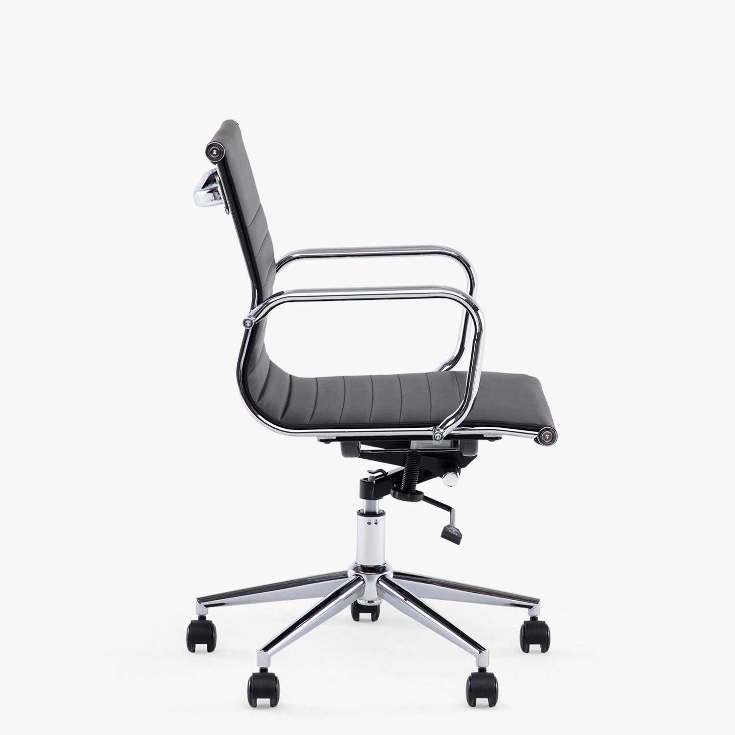 Silla oficina Bishop Media Negro