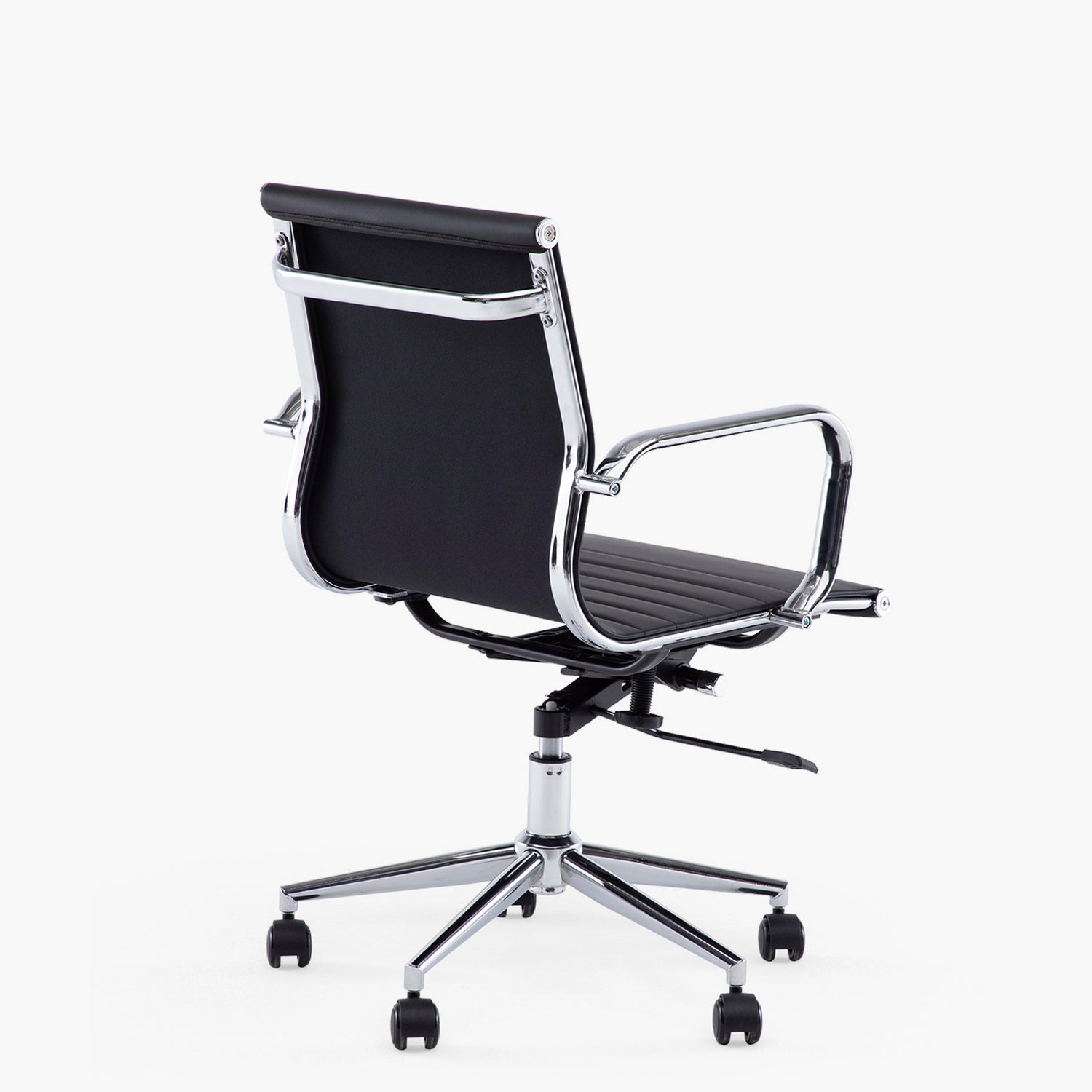 Silla oficina Bishop Media Negro