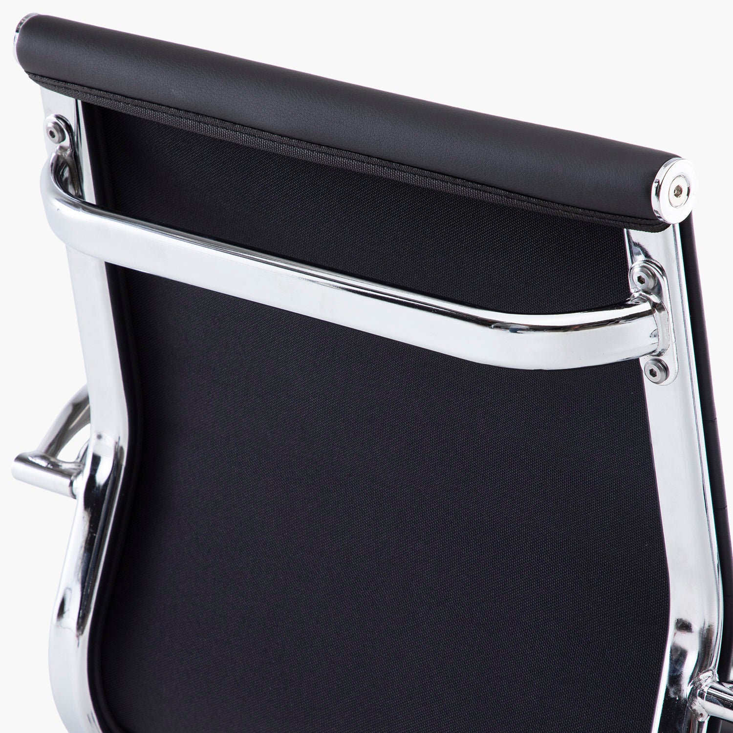 Silla oficina Bishop Media Negro