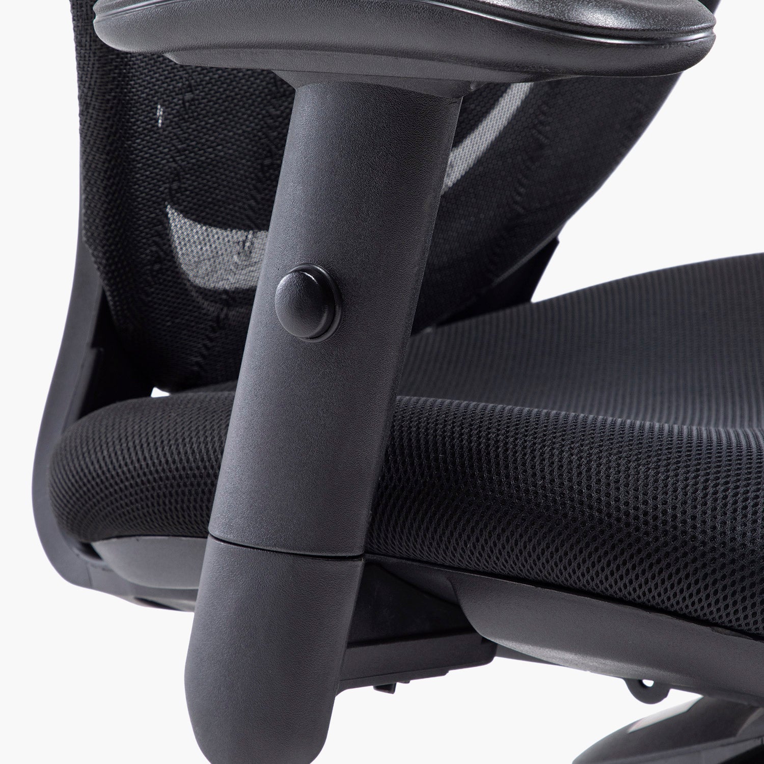 Silla Oficina Black Base Nylon c/cabecero Negro