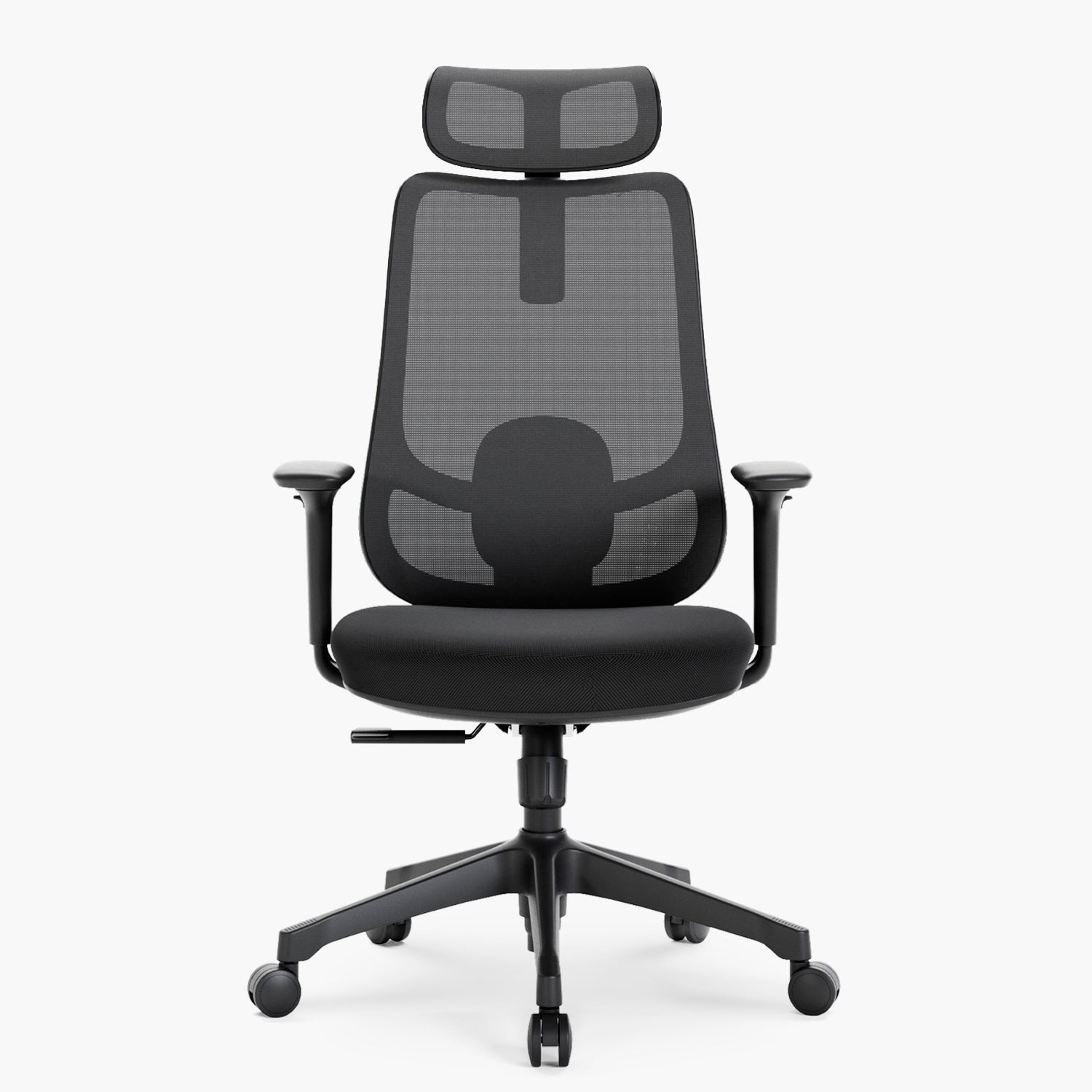 Silla Oficina Bolt Negro con cabecero - Form Design