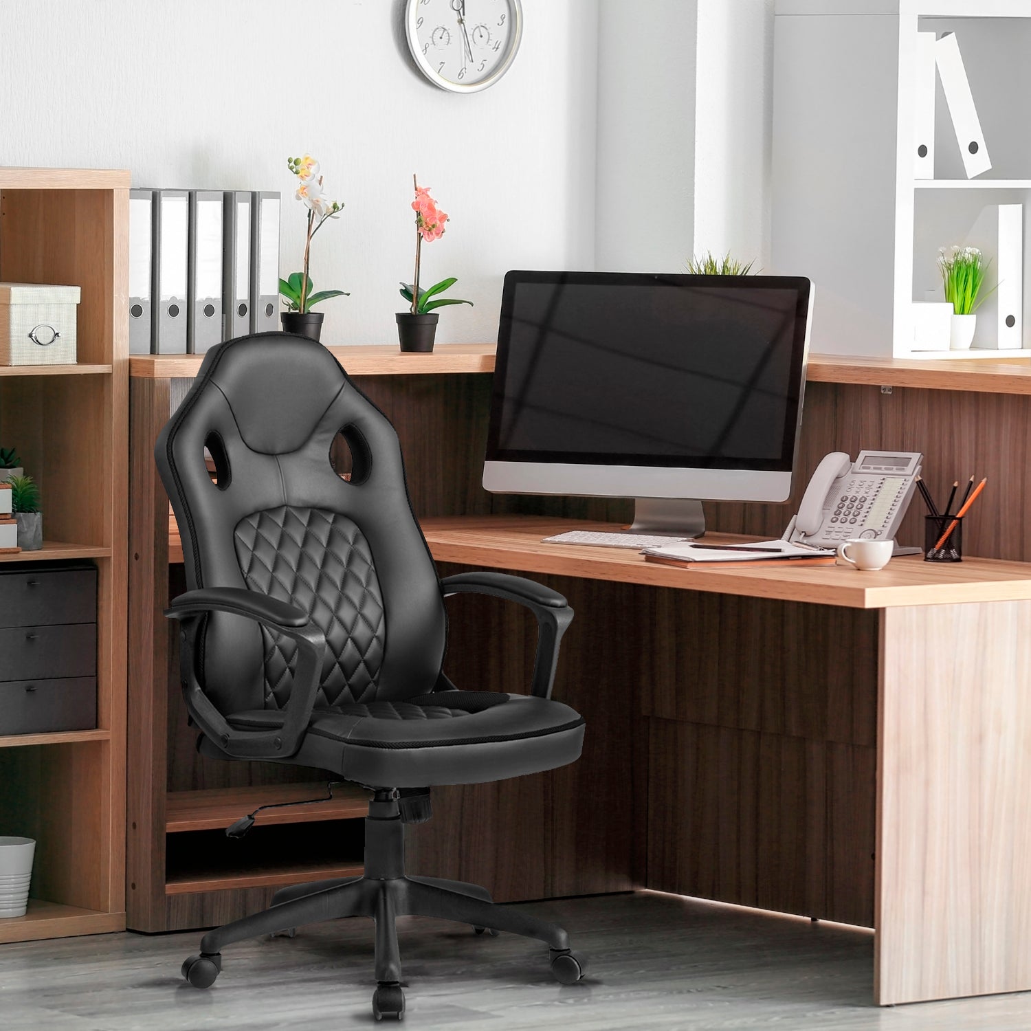 Sillón Ejecutivo Manager Cuerina Negro - Form Design