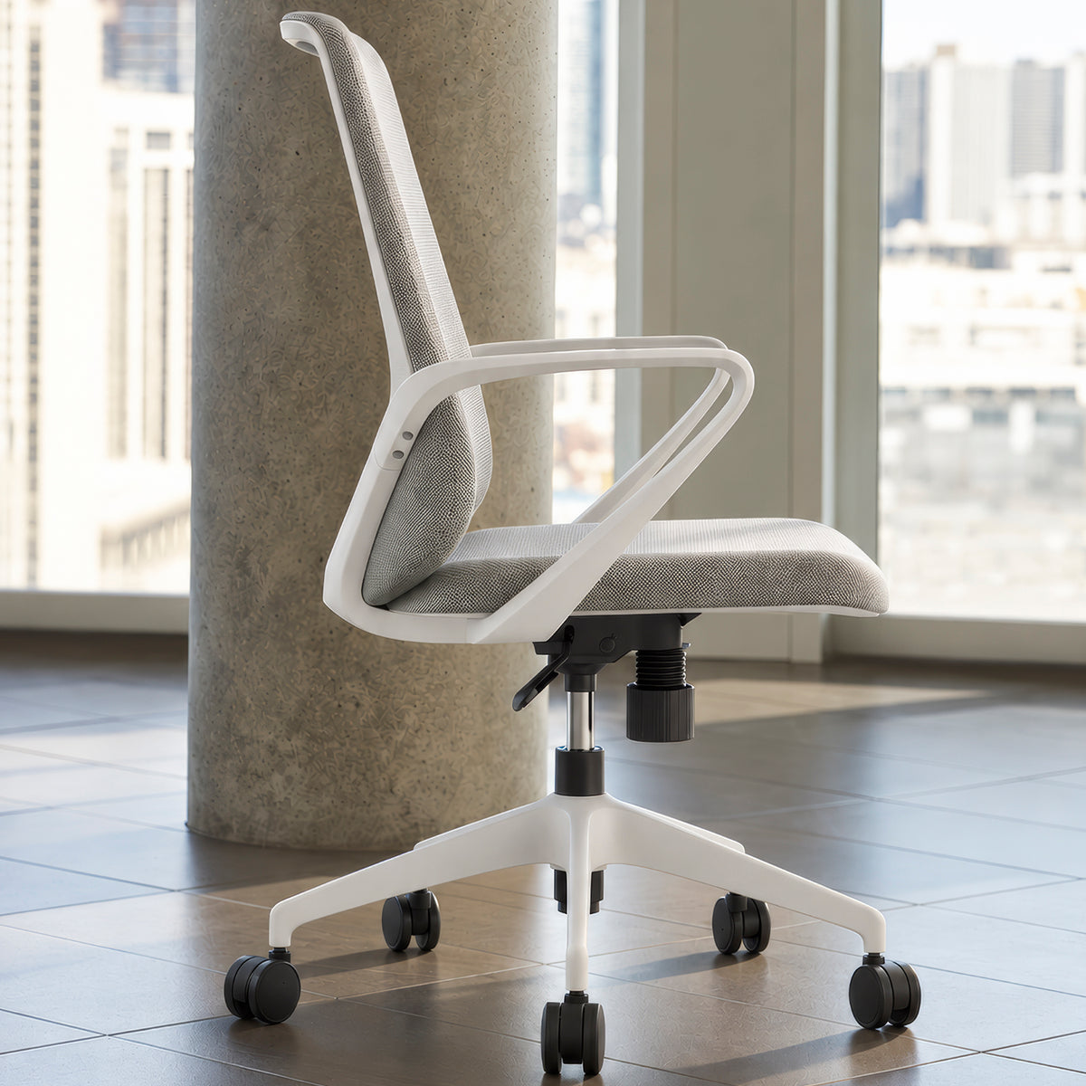 Silla Ejecutiva Oficina Vic Gris Claro