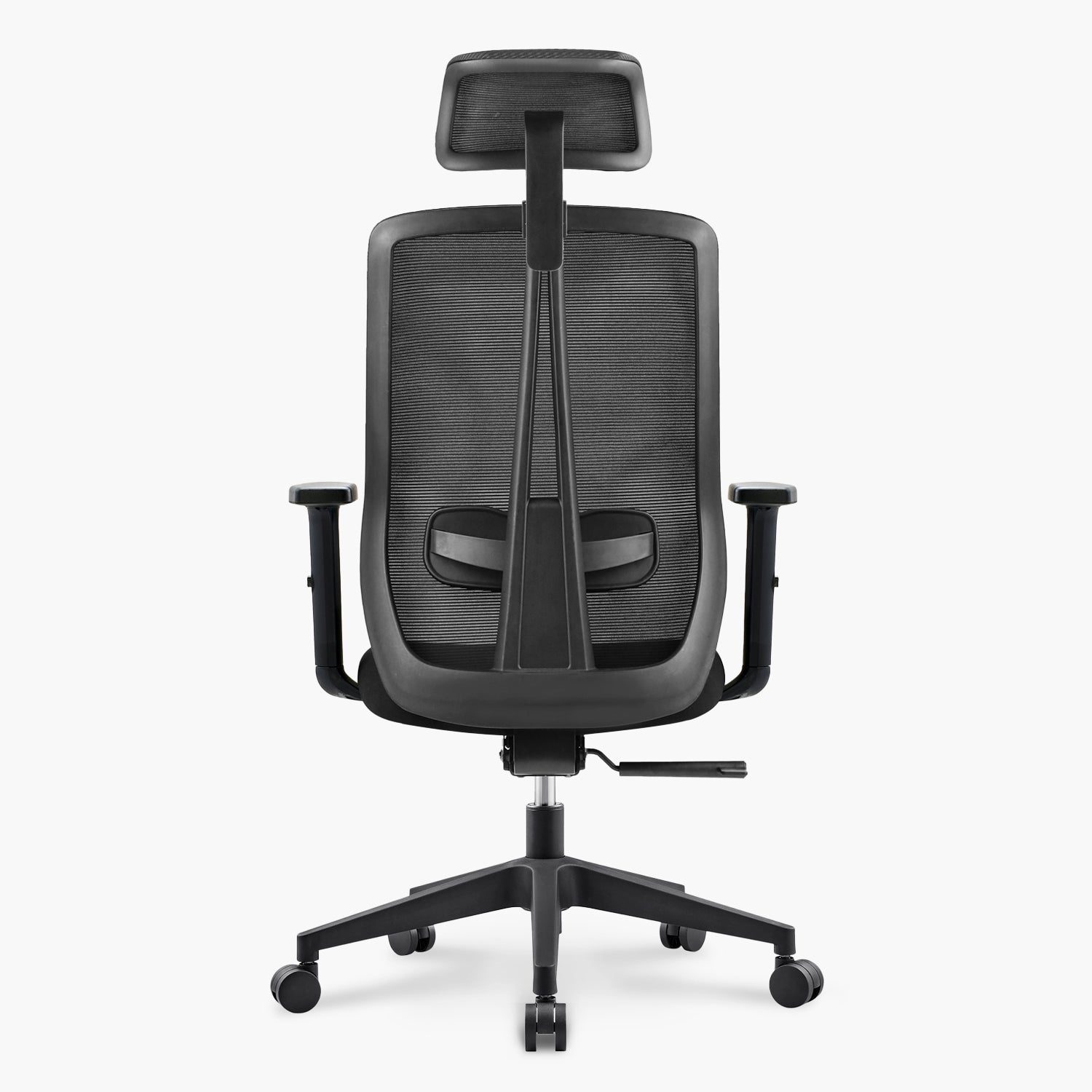 Silla Oficina One con cabecero Negro