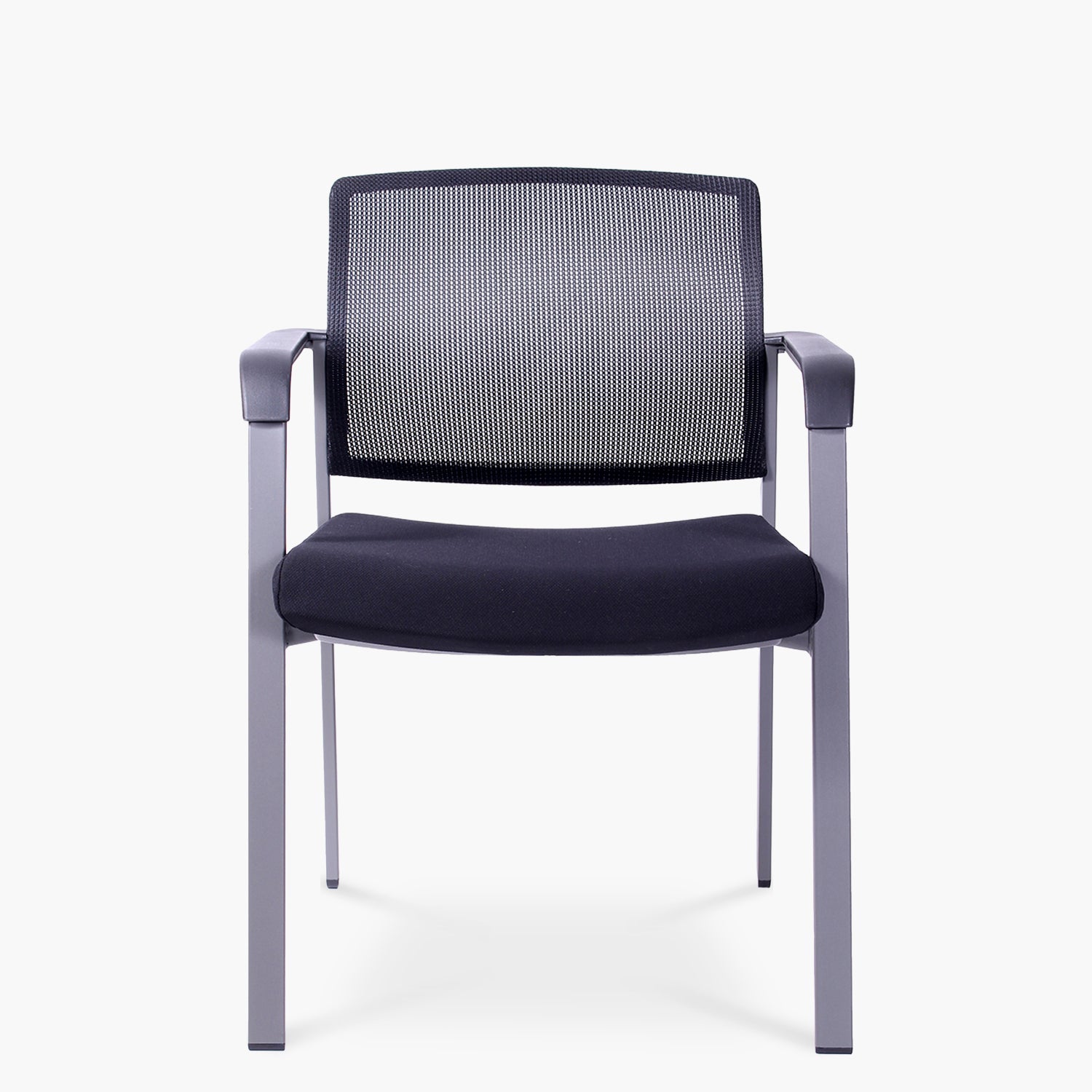 Silla Mirror Negro Base Gris