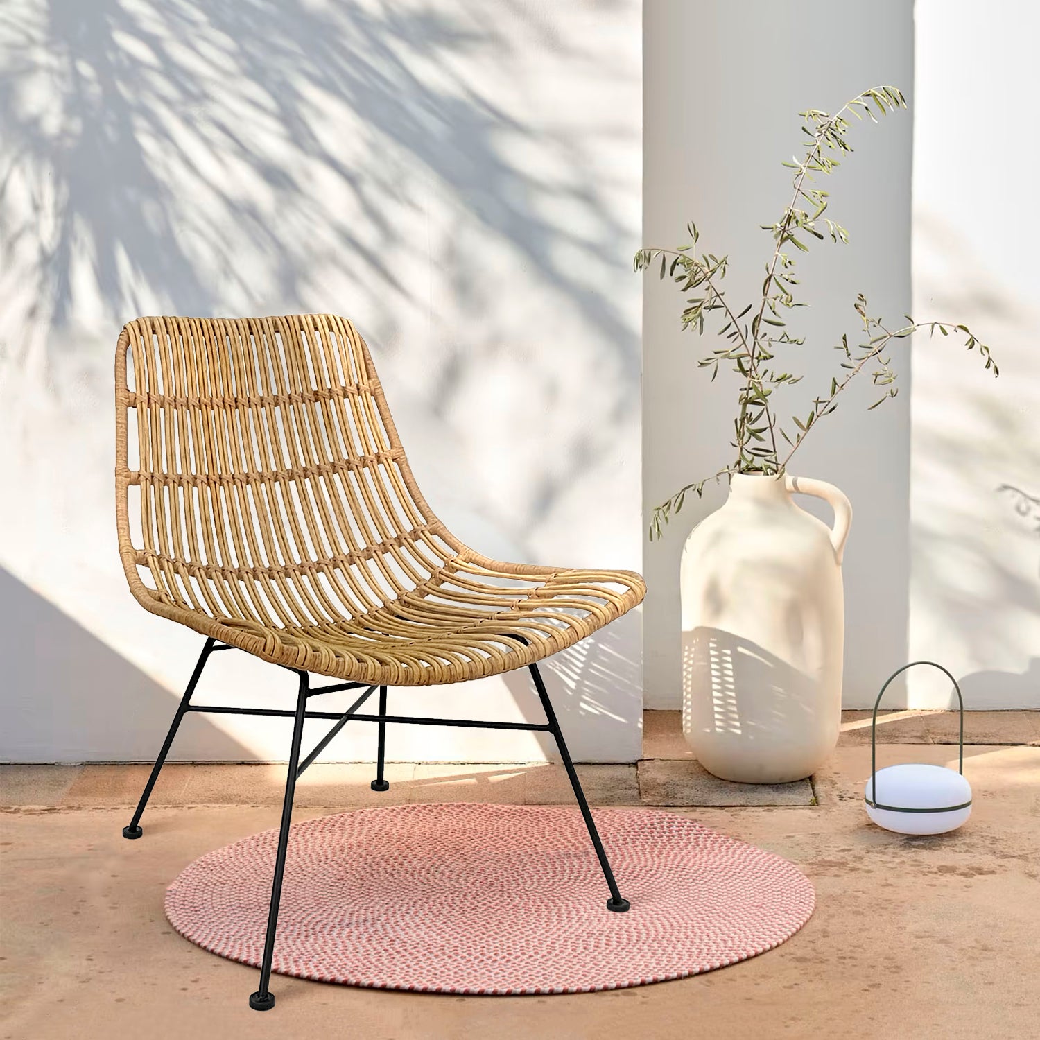 Sitial ratan sintetico Creta - Form Design