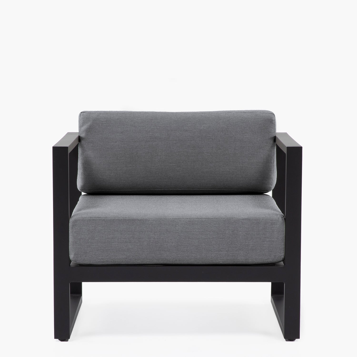 Sofá 1C Montego OLE Gris oscuro/Gris