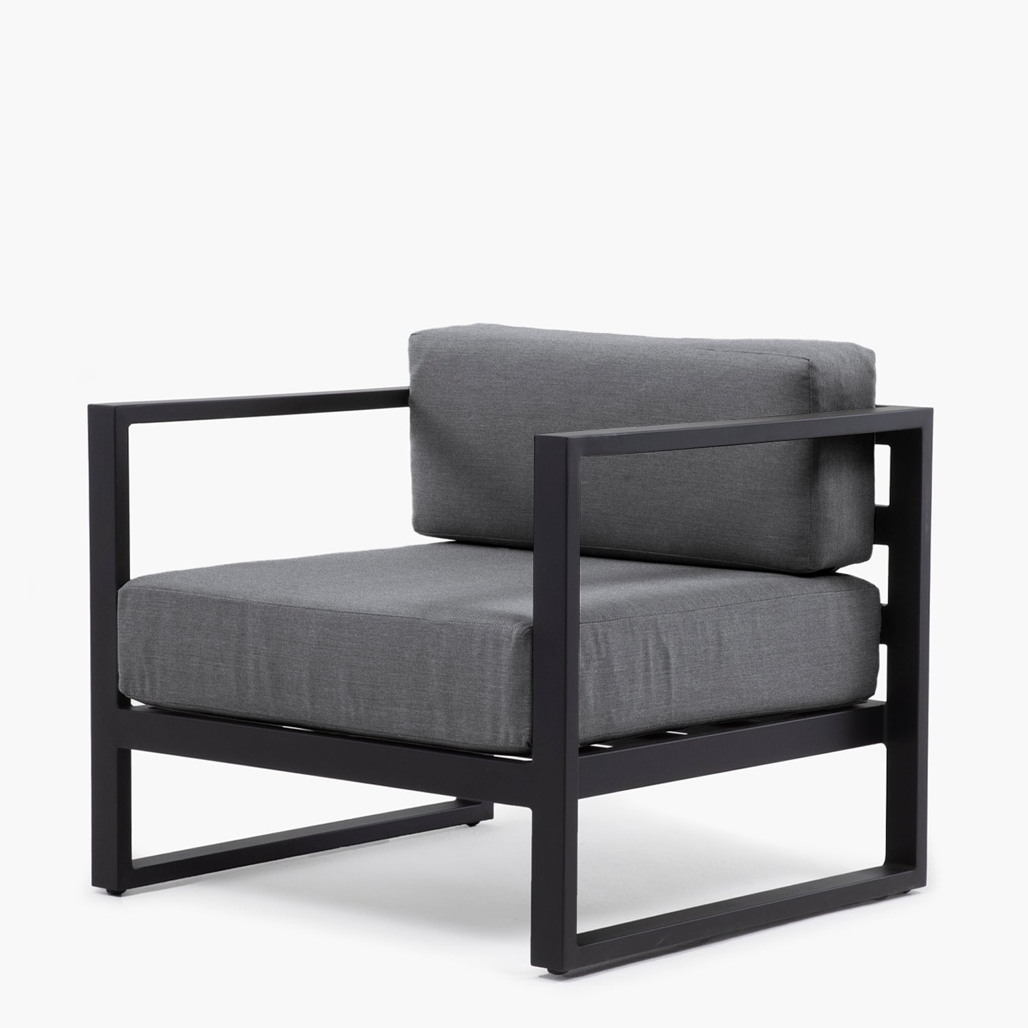 Sofá 1C Montego OLE Gris oscuro/Gris