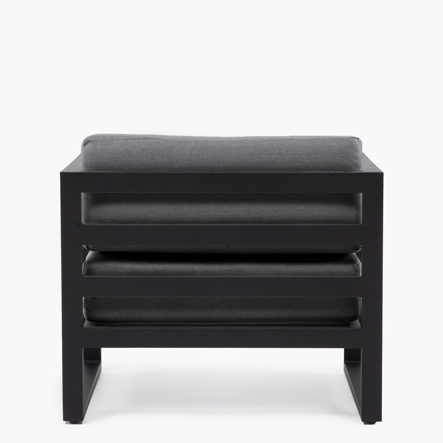 Sofá 1C Montego OLE Gris oscuro/Gris