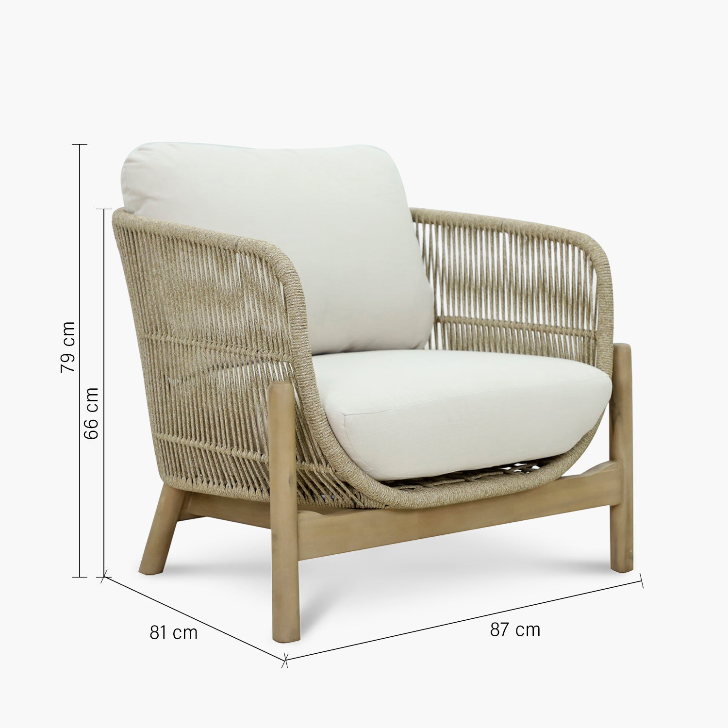 Sofá 1 Cuerpo Pipa Natural