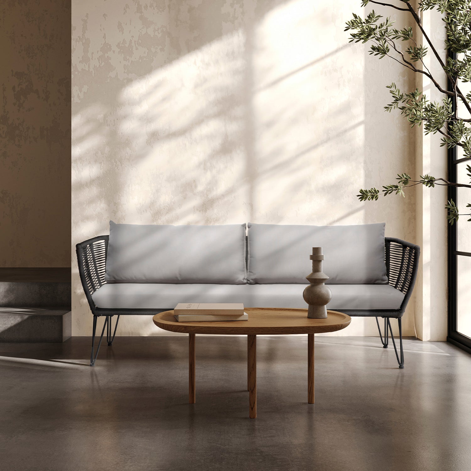 Sofá 2C Maresias Gris