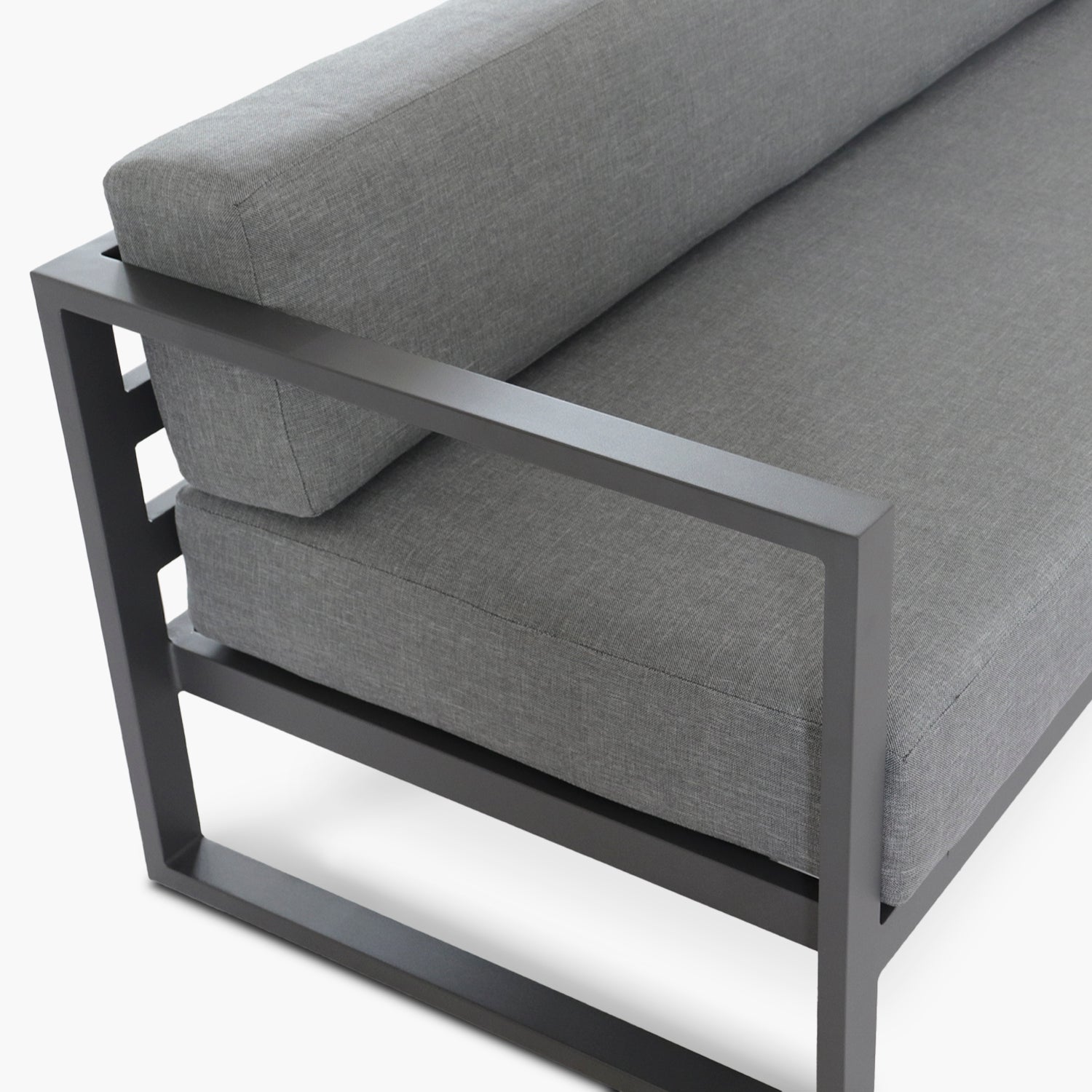 Sofá 2C Montego OLE Gris oscuro/Gris