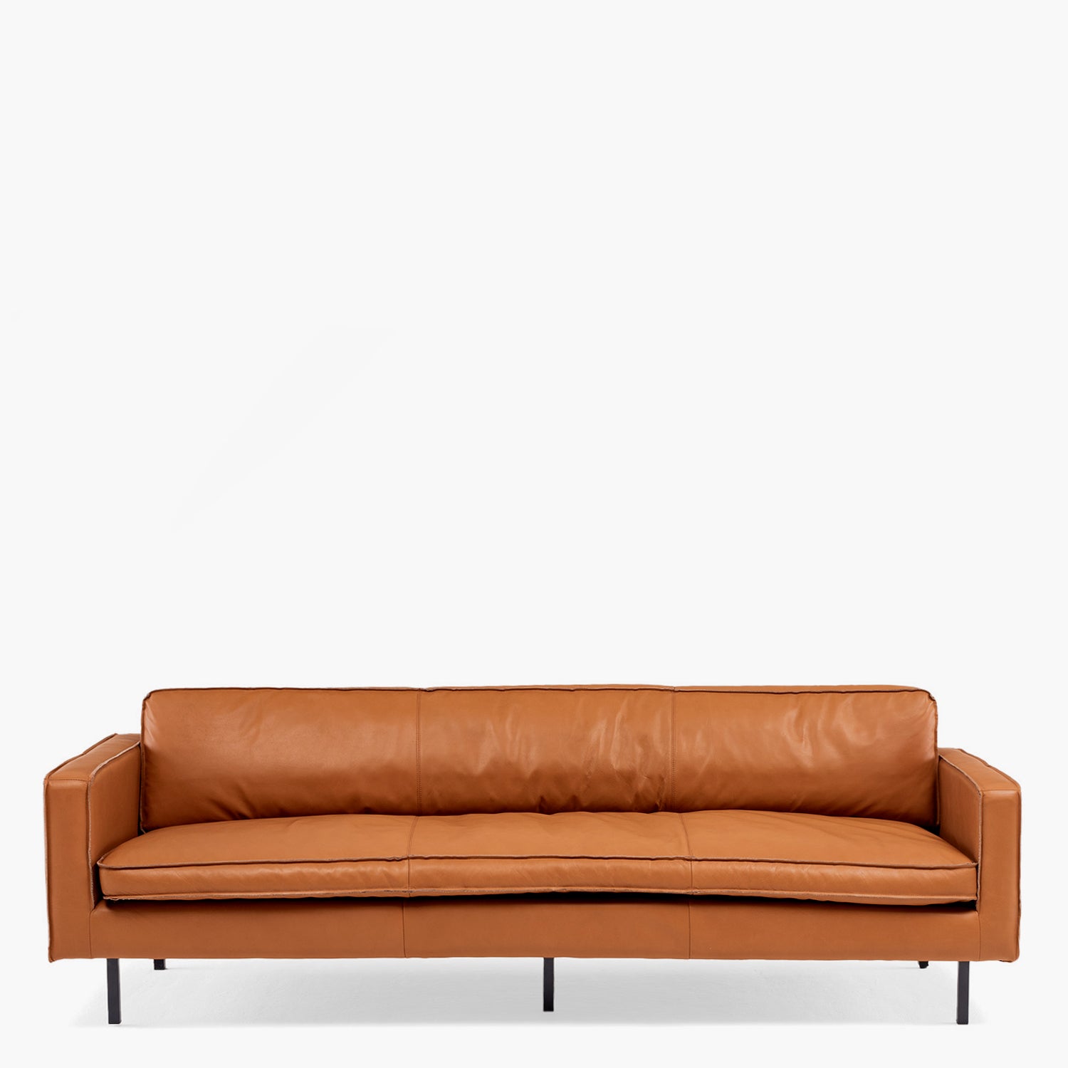 Sofa 3C Sinatra Cuero Café