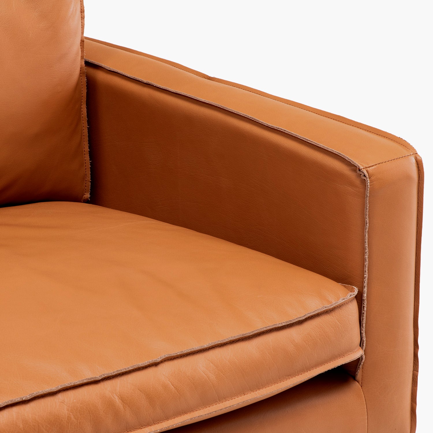 Sofa 3C Sinatra Cuero Café